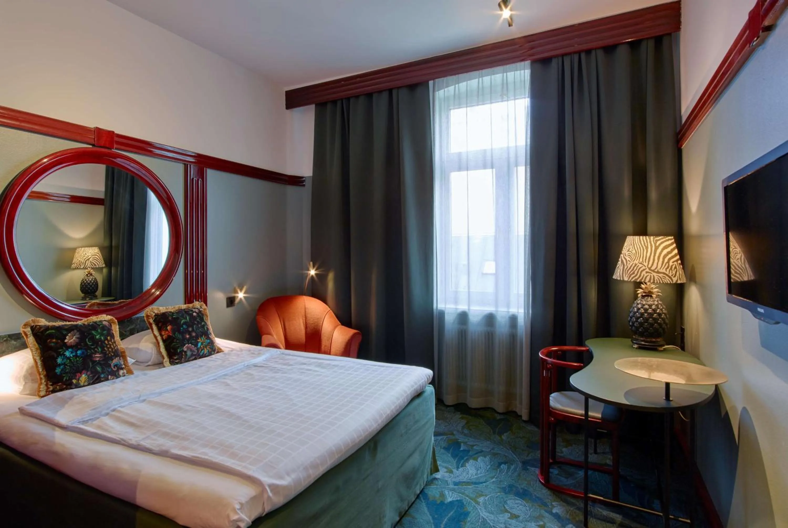 Bedroom, Bed in Scandic Kramer