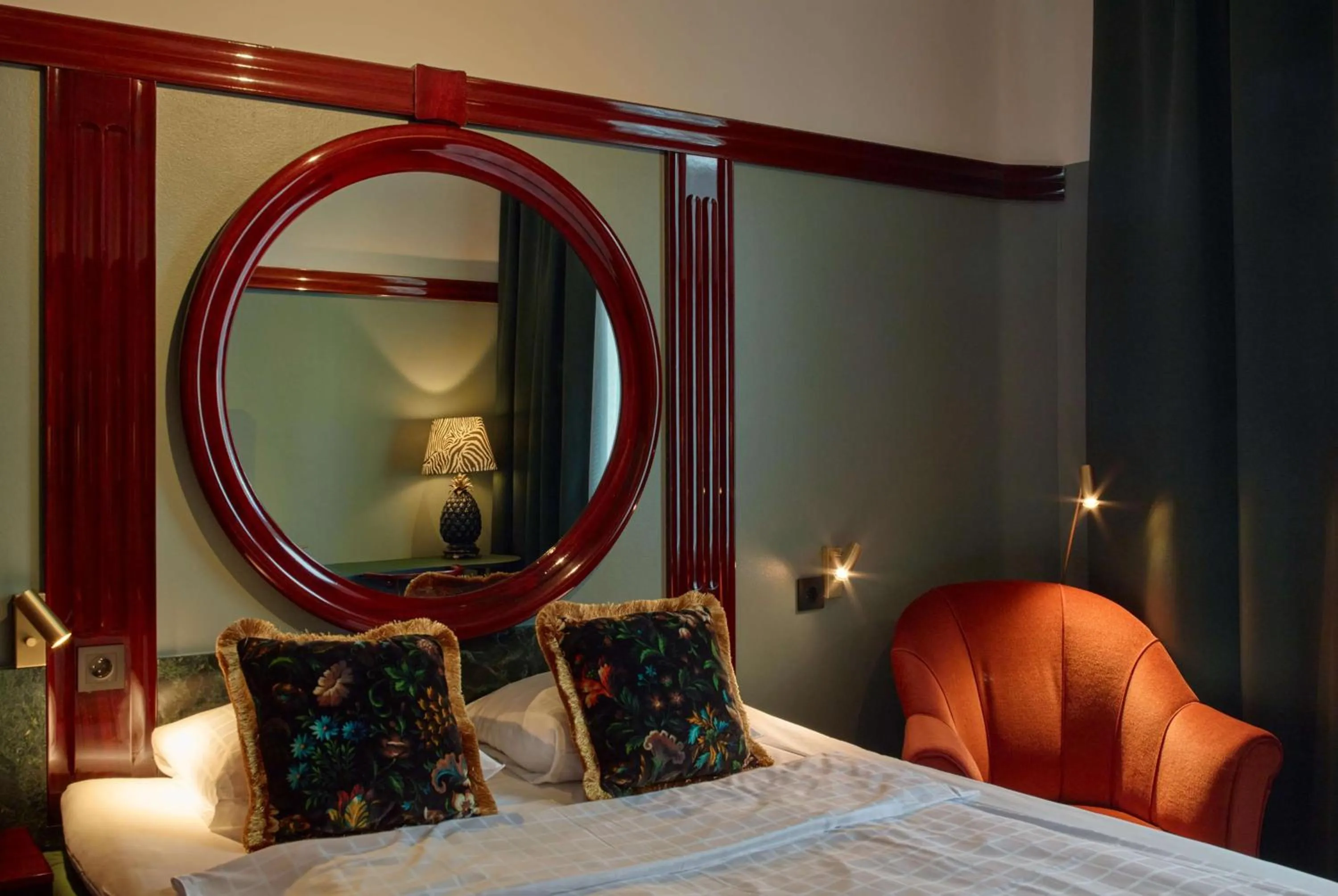 Bedroom, Bed in Scandic Kramer