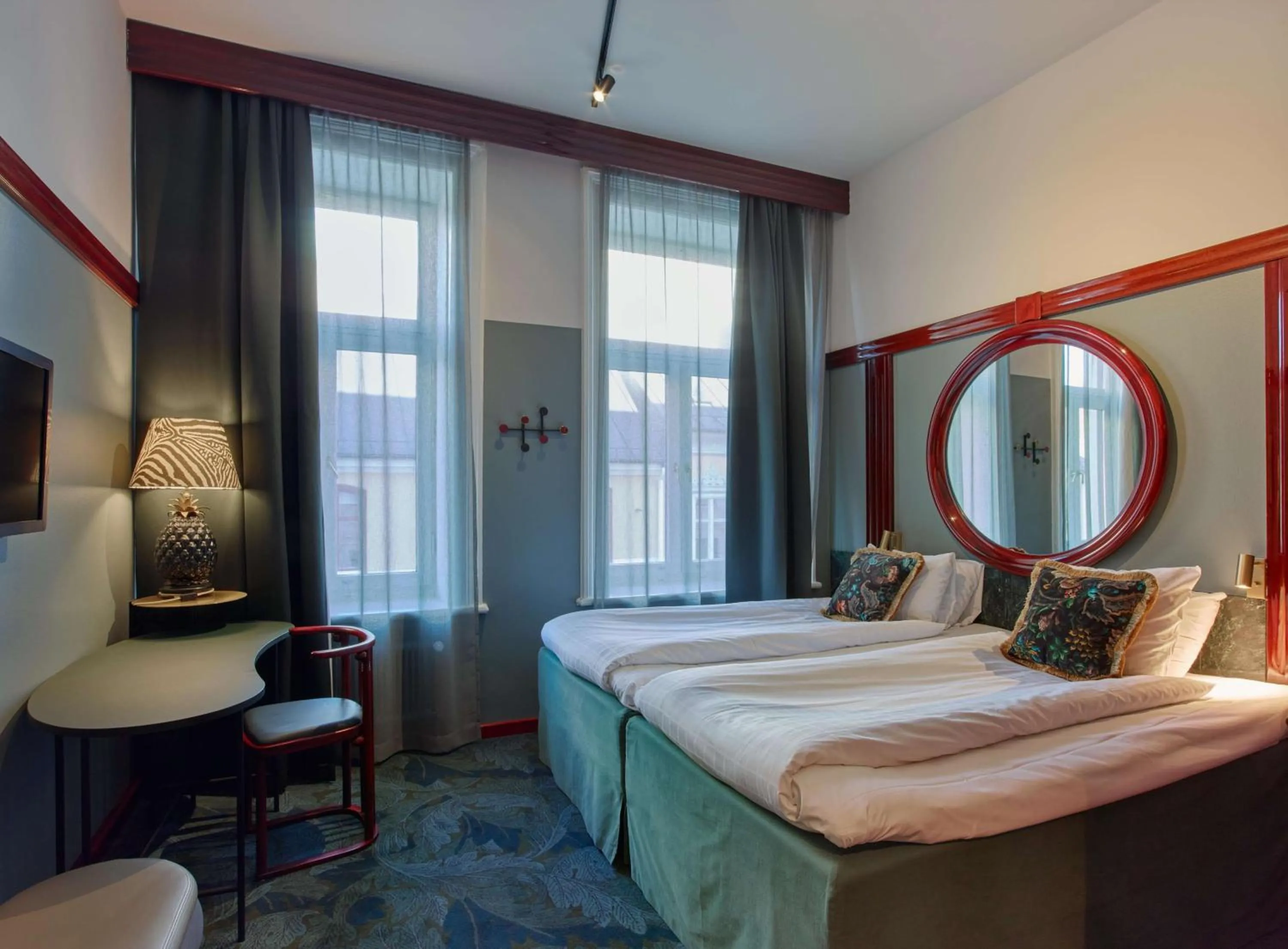 Bedroom, Bed in Scandic Kramer