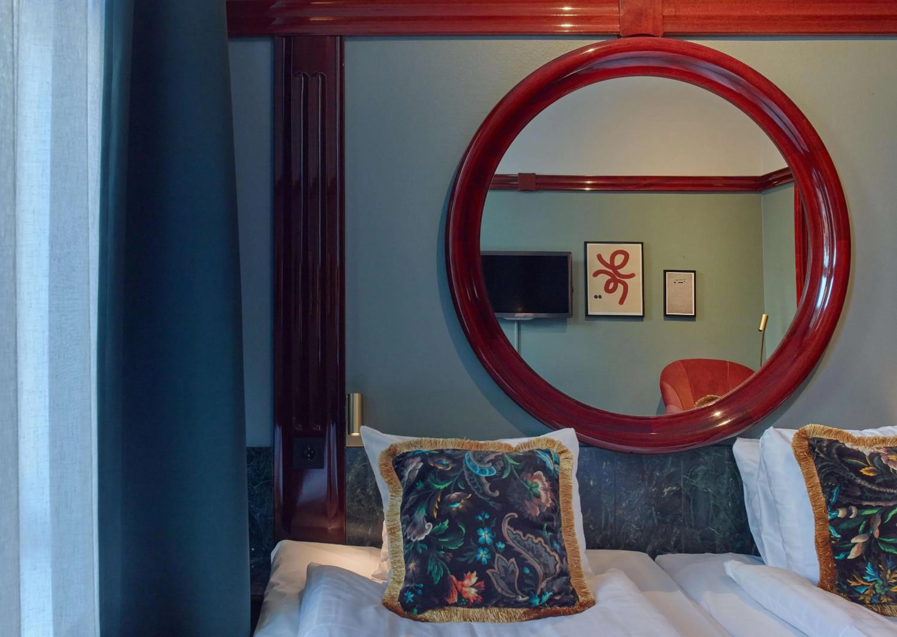 Bedroom, Bed in Scandic Kramer