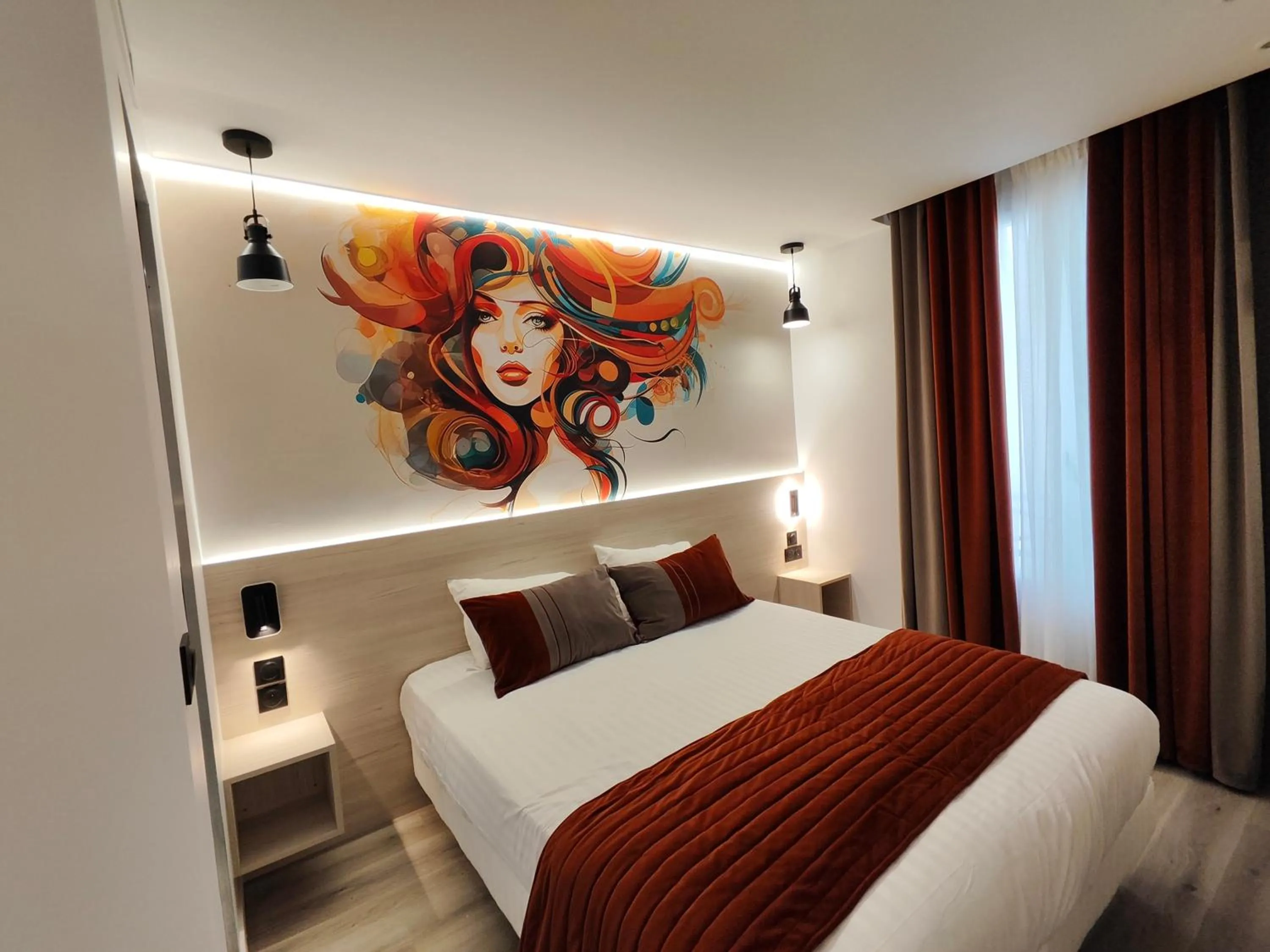 Bed in 55 Hôtel Montparnasse