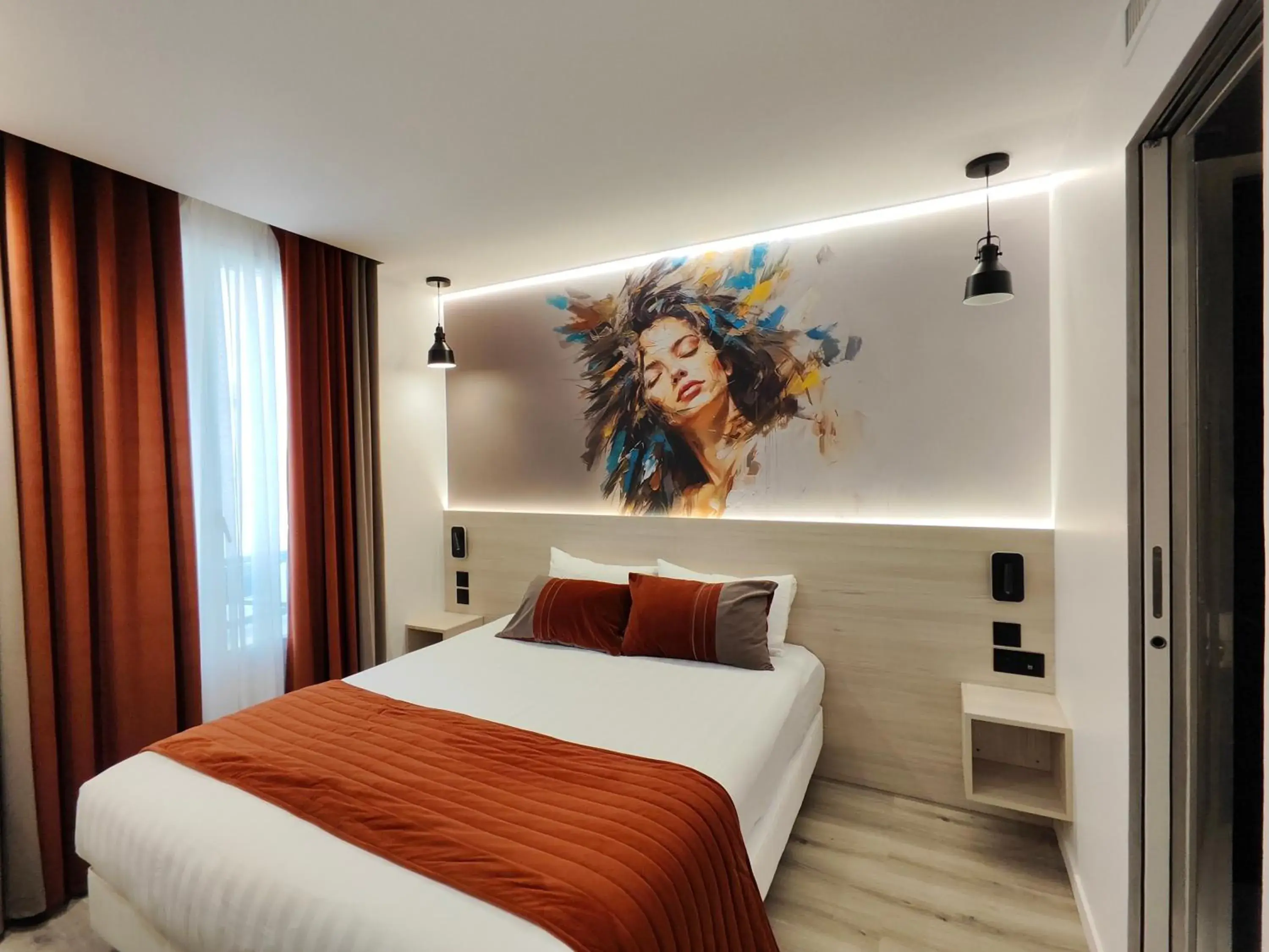 Double Room in 55 Hôtel Montparnasse Double Room in 55 Hôtel Montparnasse