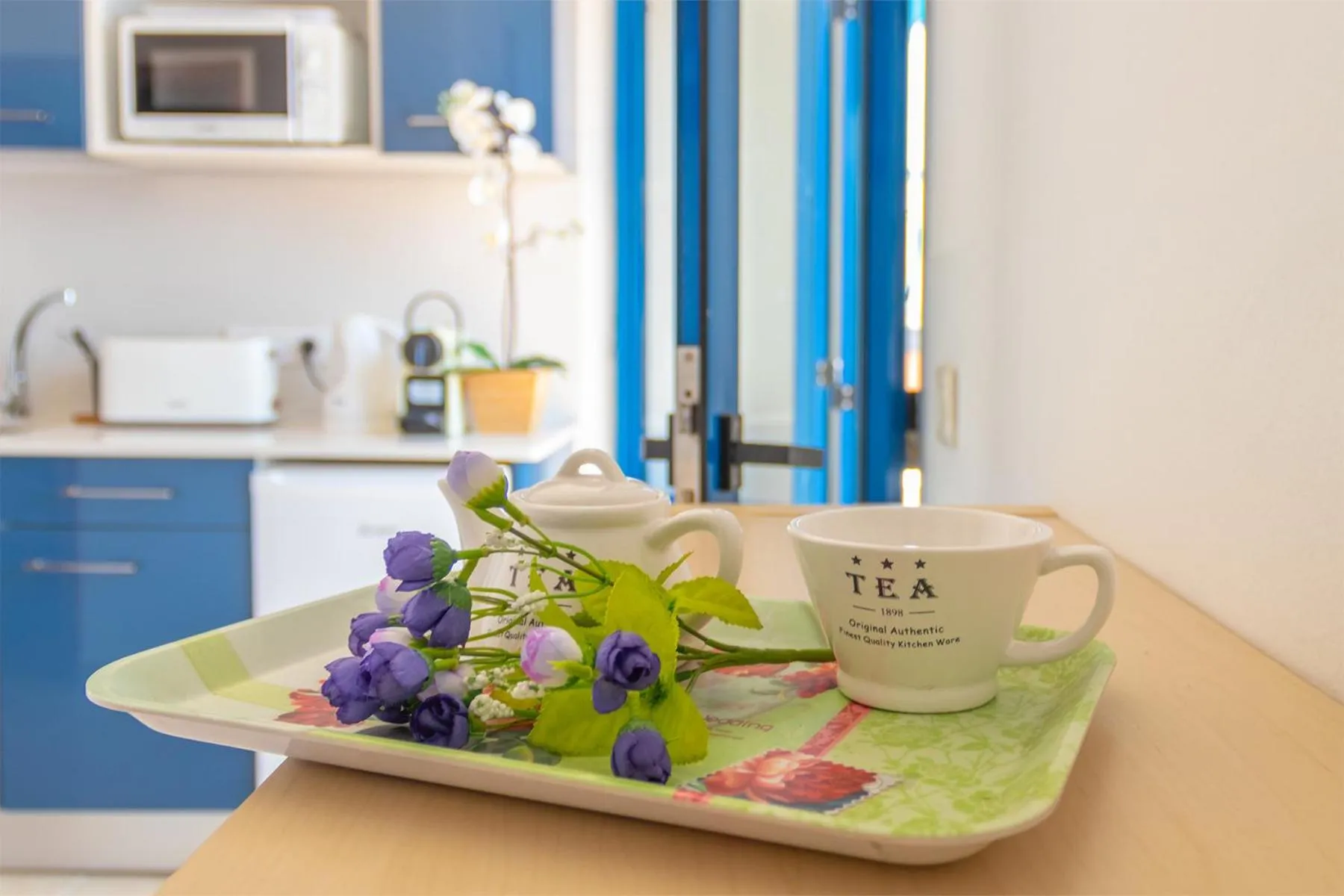 Coffee/tea facilities in Hostal Magec