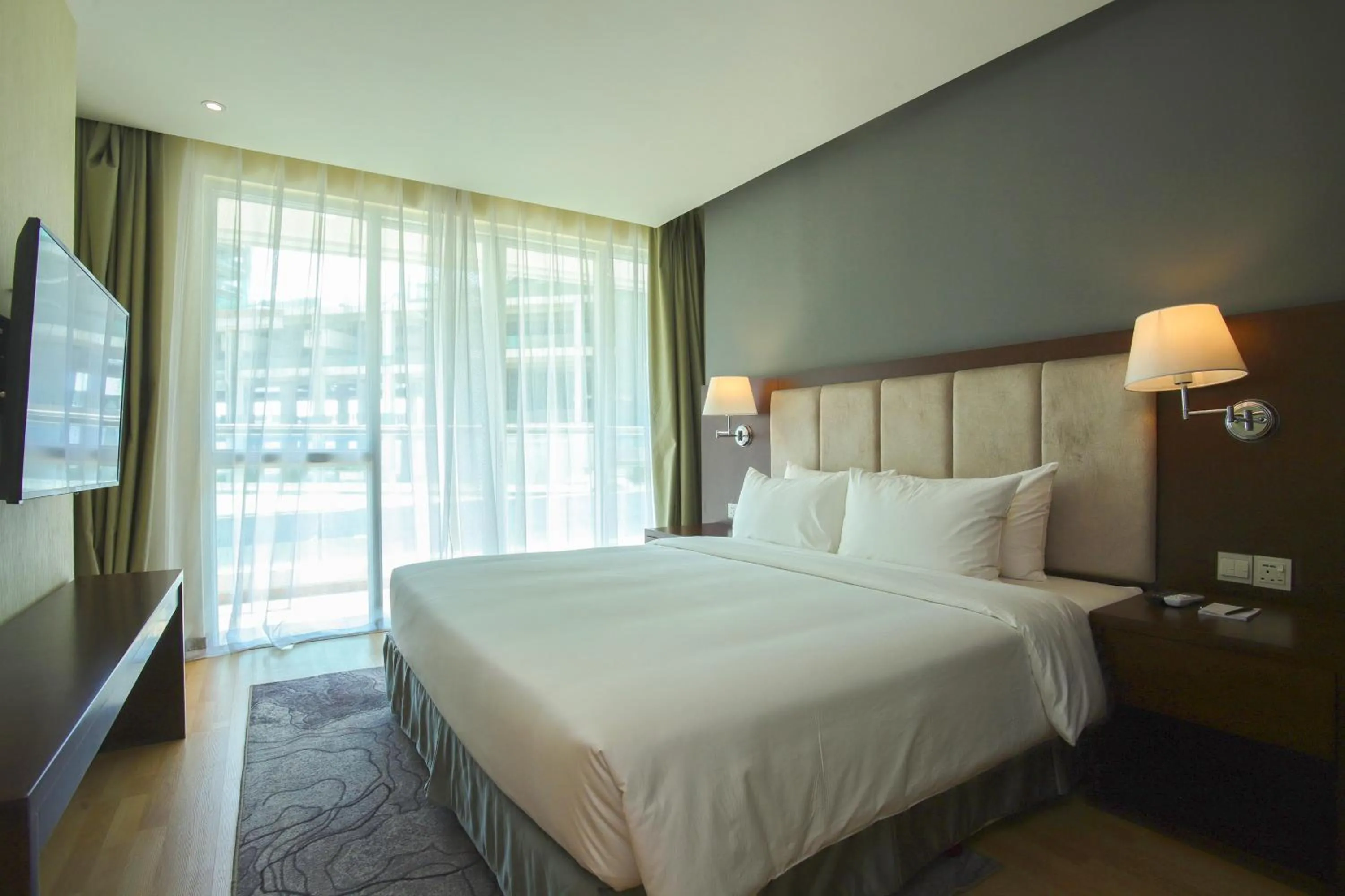 Bedroom, Bed in Olympia City Hotel by Dara