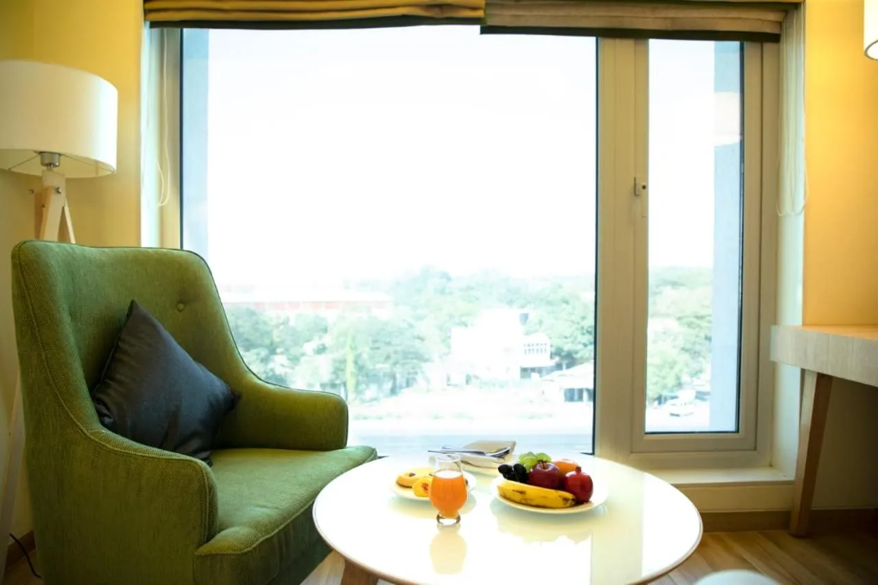 Seating area in Regenta Central Harsha Vapi