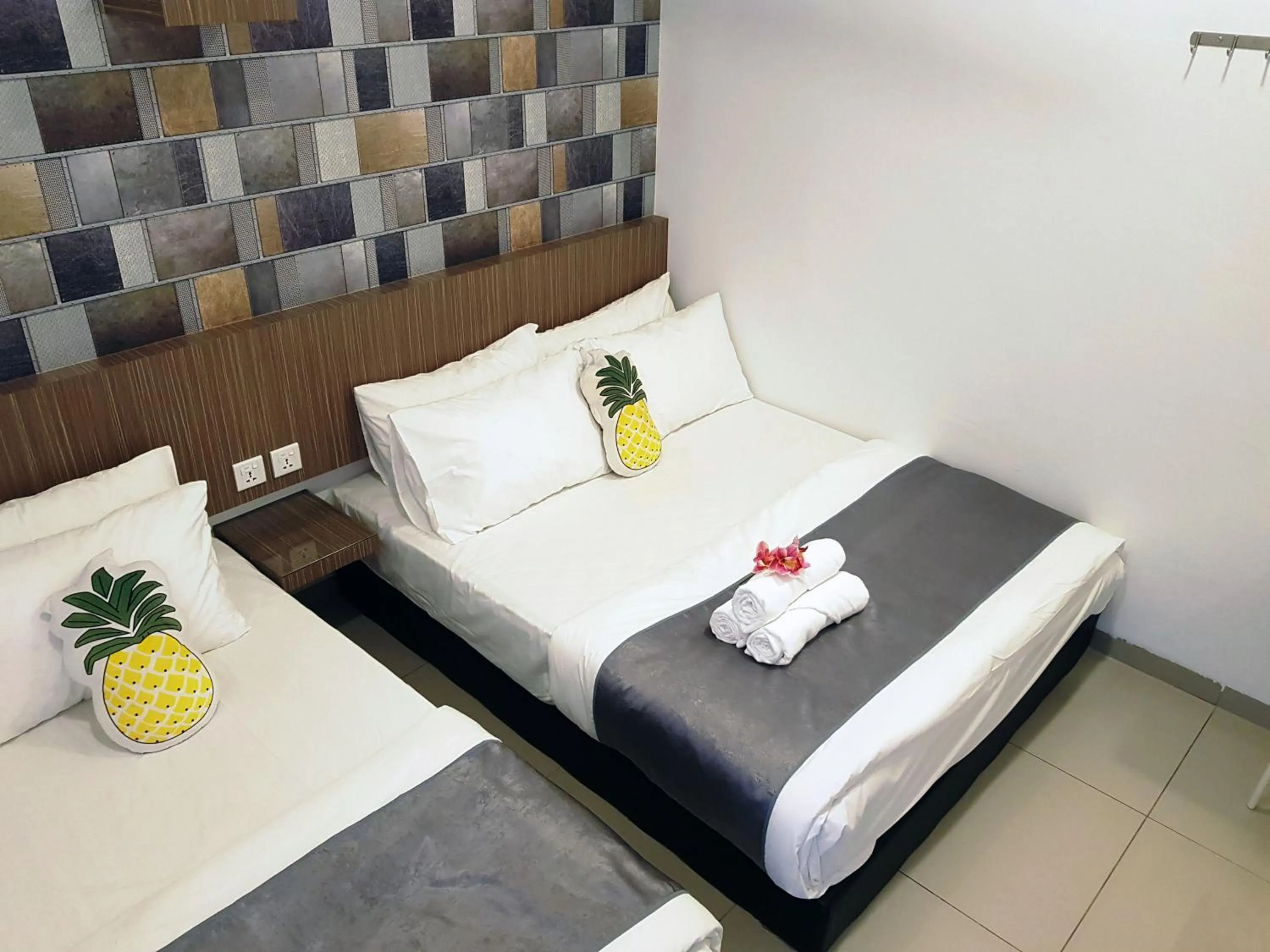 Bed in Teruntum 96 Guest house