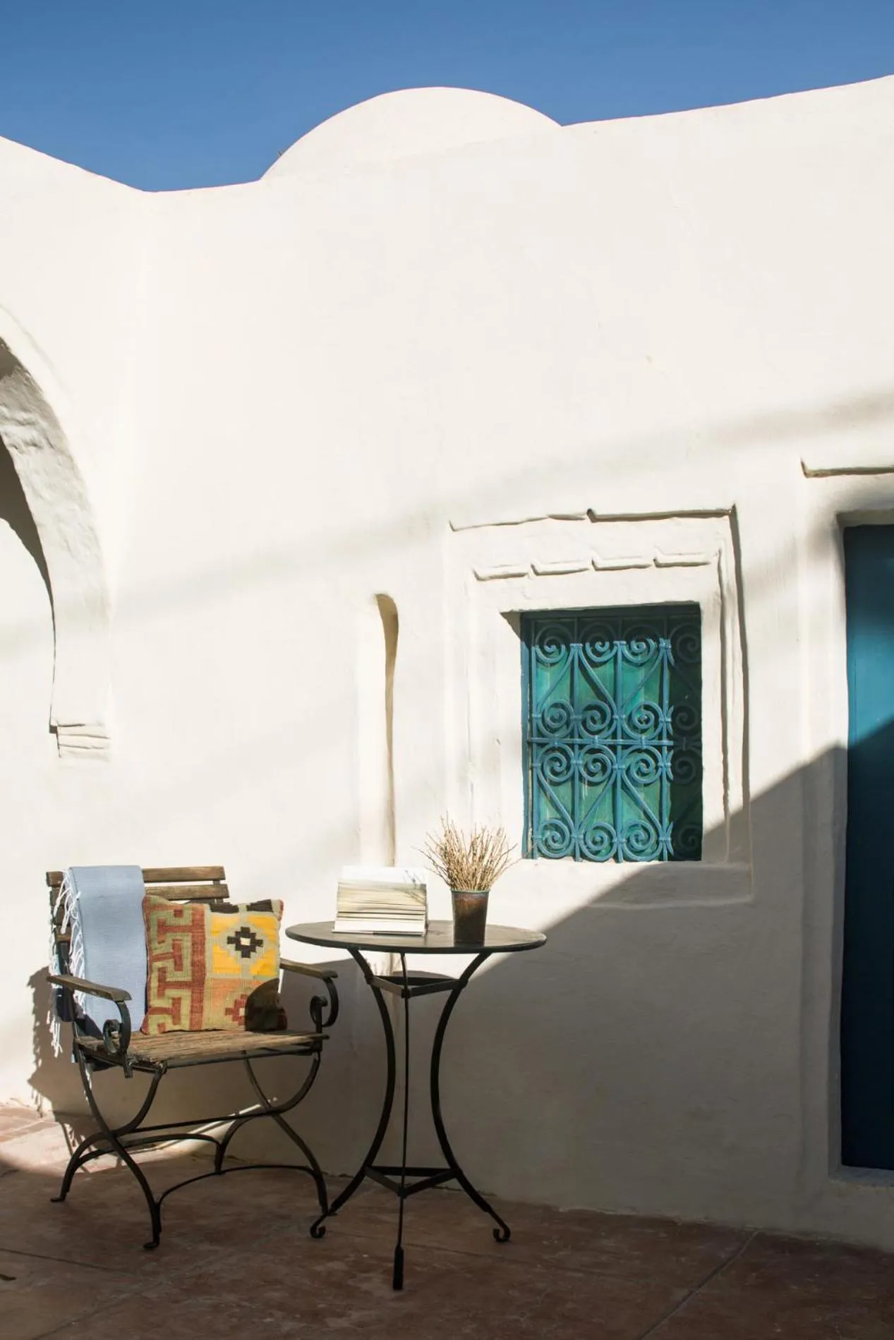 Patio in Hotel Dar Dhiafa