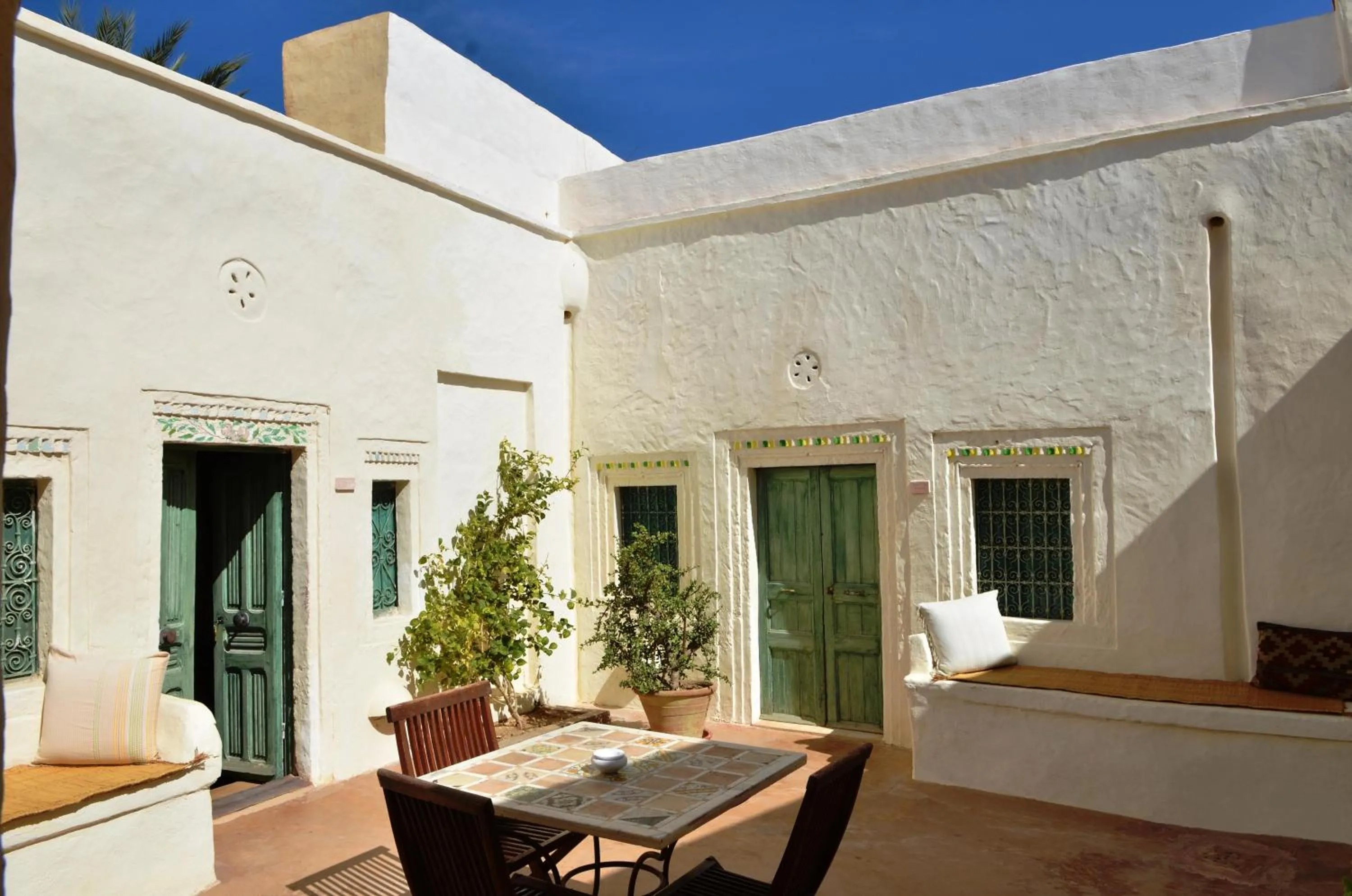 Patio in Hotel Dar Dhiafa