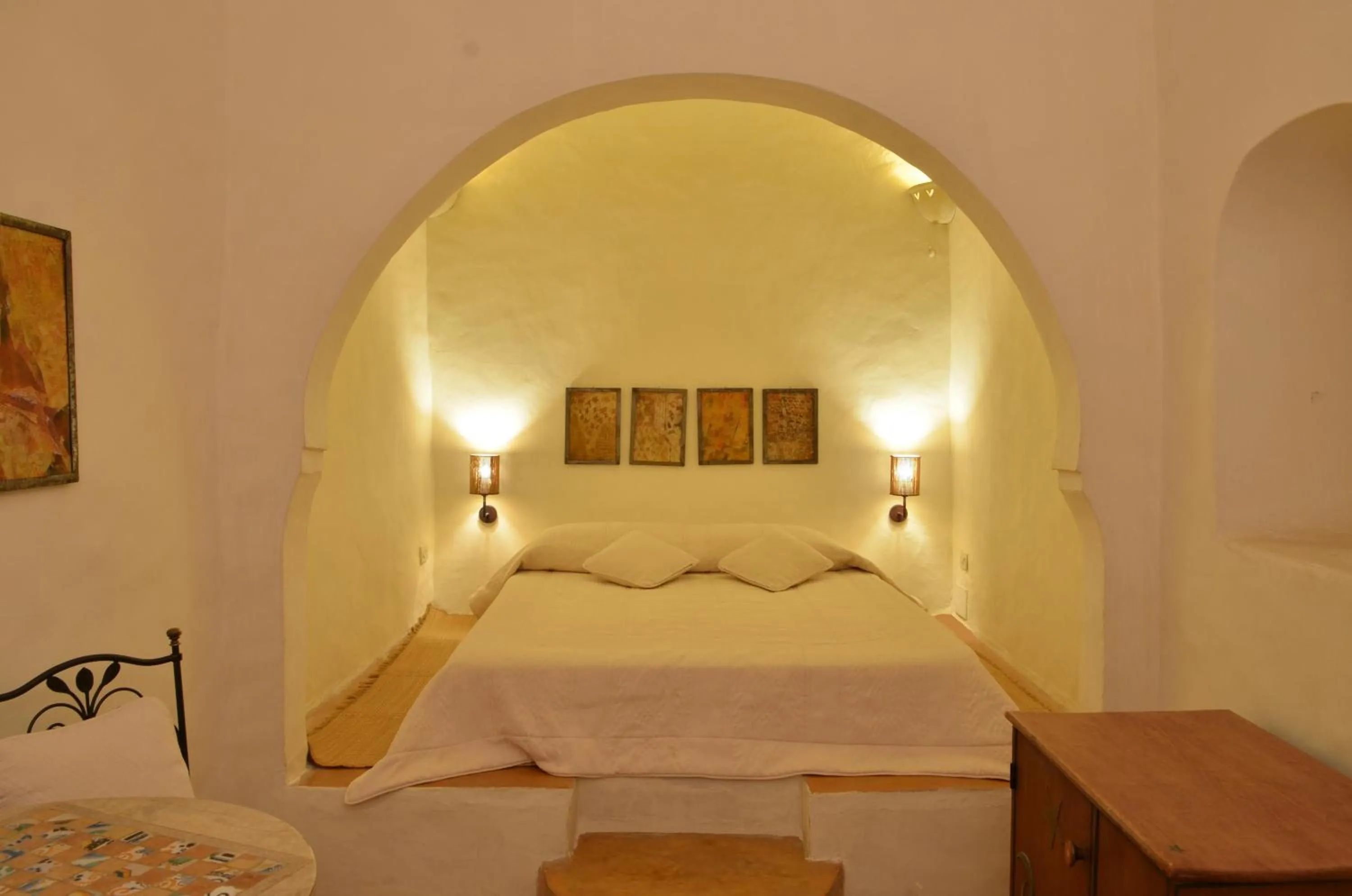 Bed in Hotel Dar Dhiafa