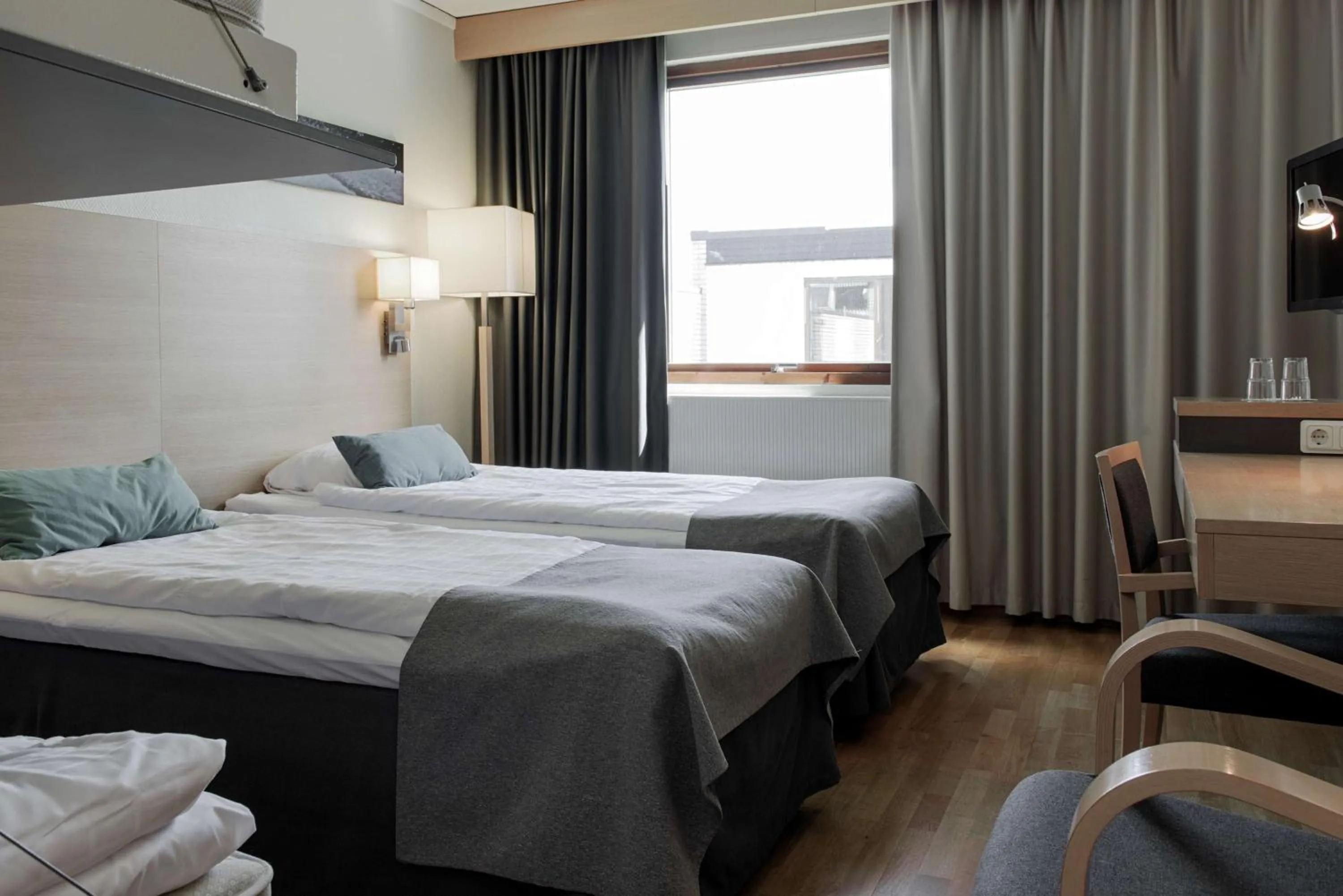 Bedroom, Bed in Scandic Segevång