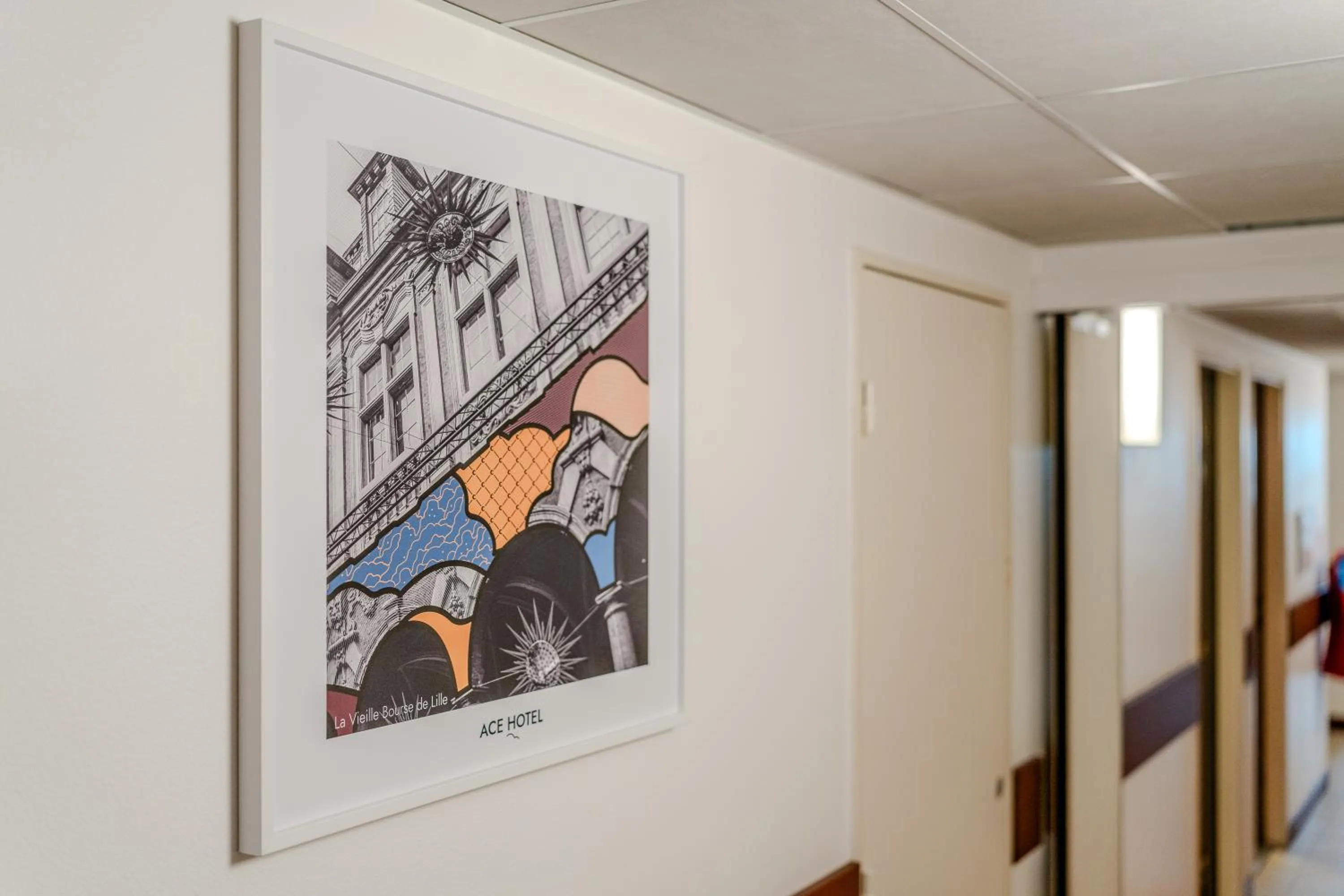 Decorative detail in Ace Hotel Noyelles