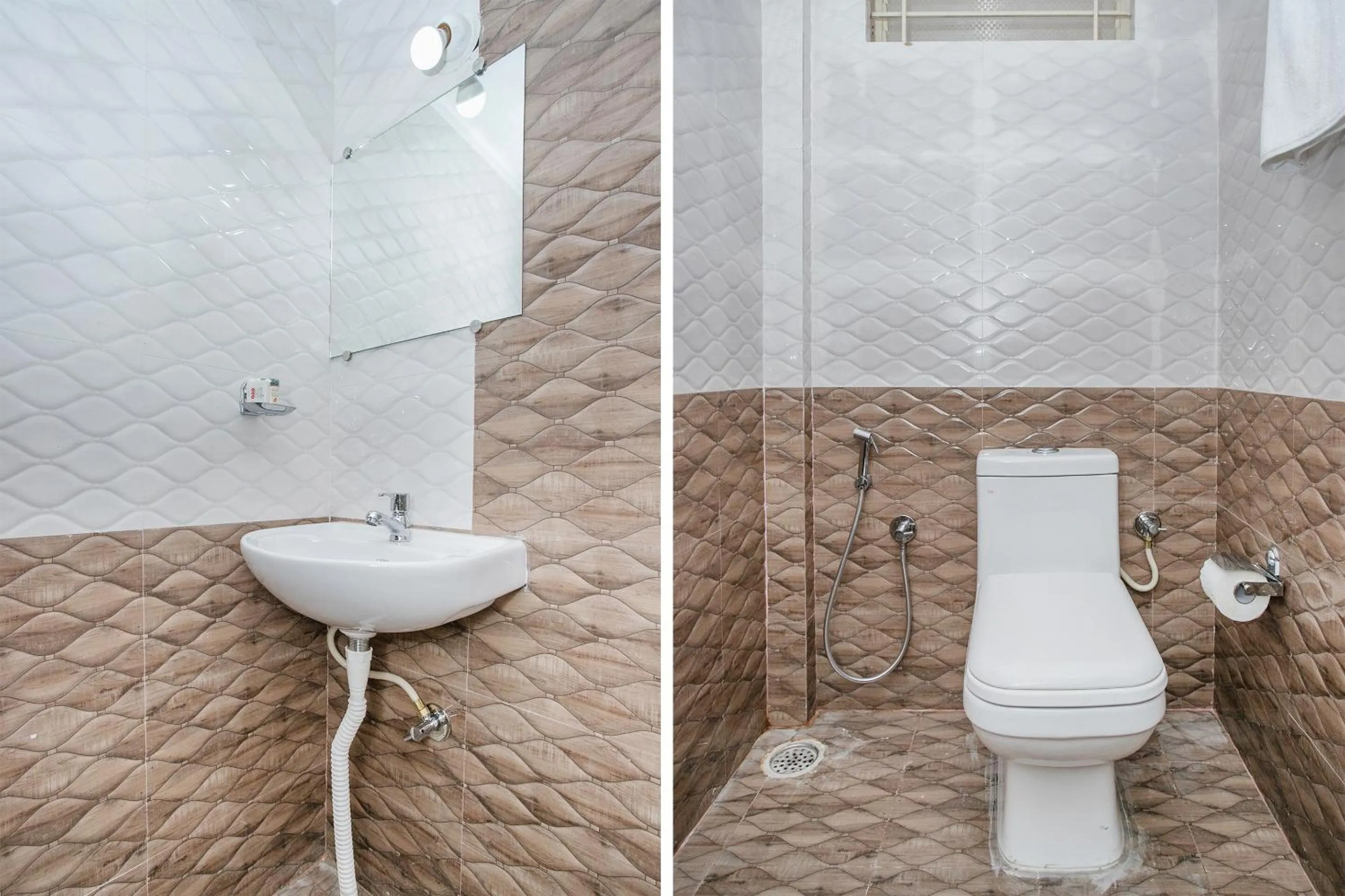 Bathroom in Hotel O PMR Near Ascendas Park Square Mall