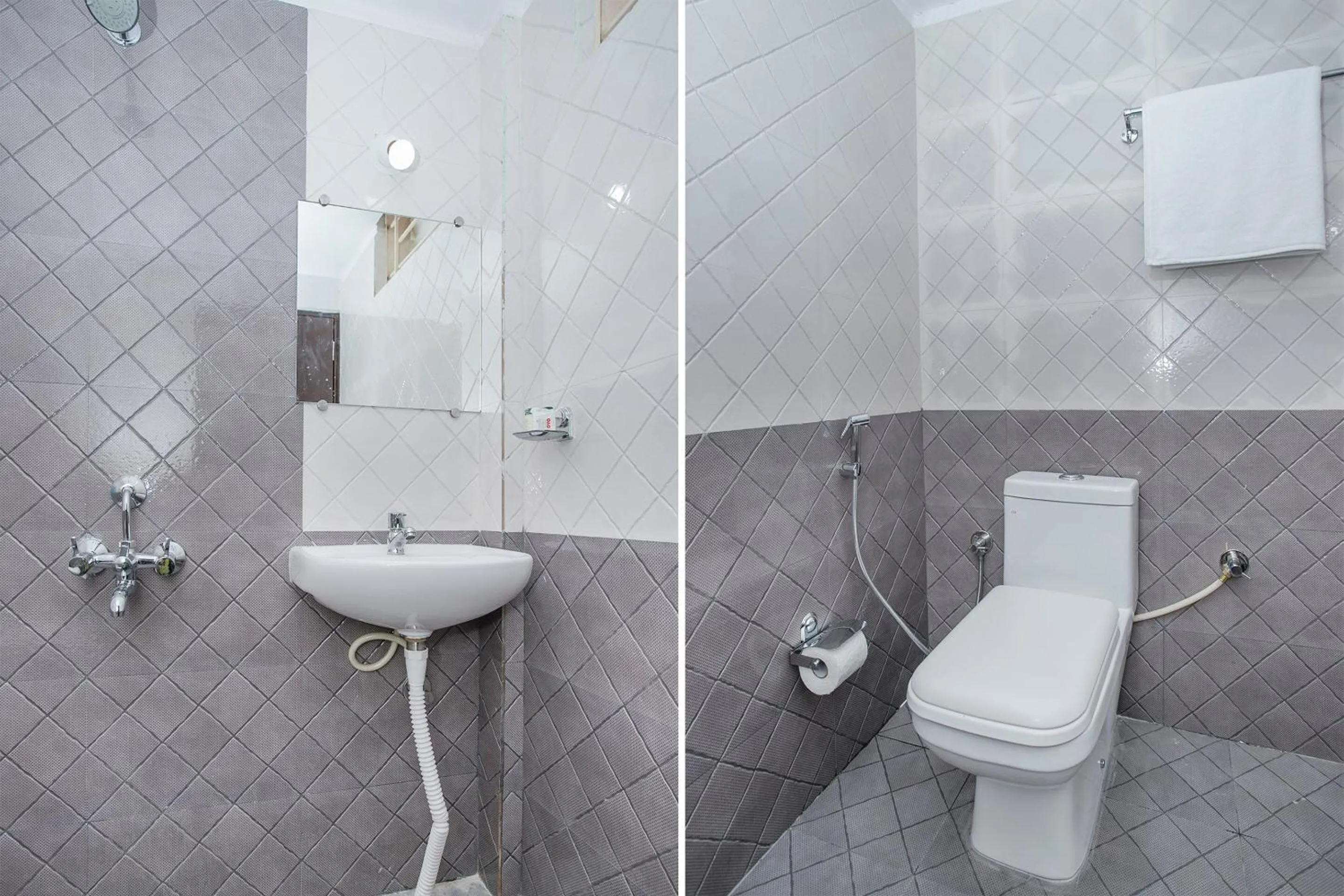 Bathroom in Hotel O PMR Near Ascendas Park Square Mall