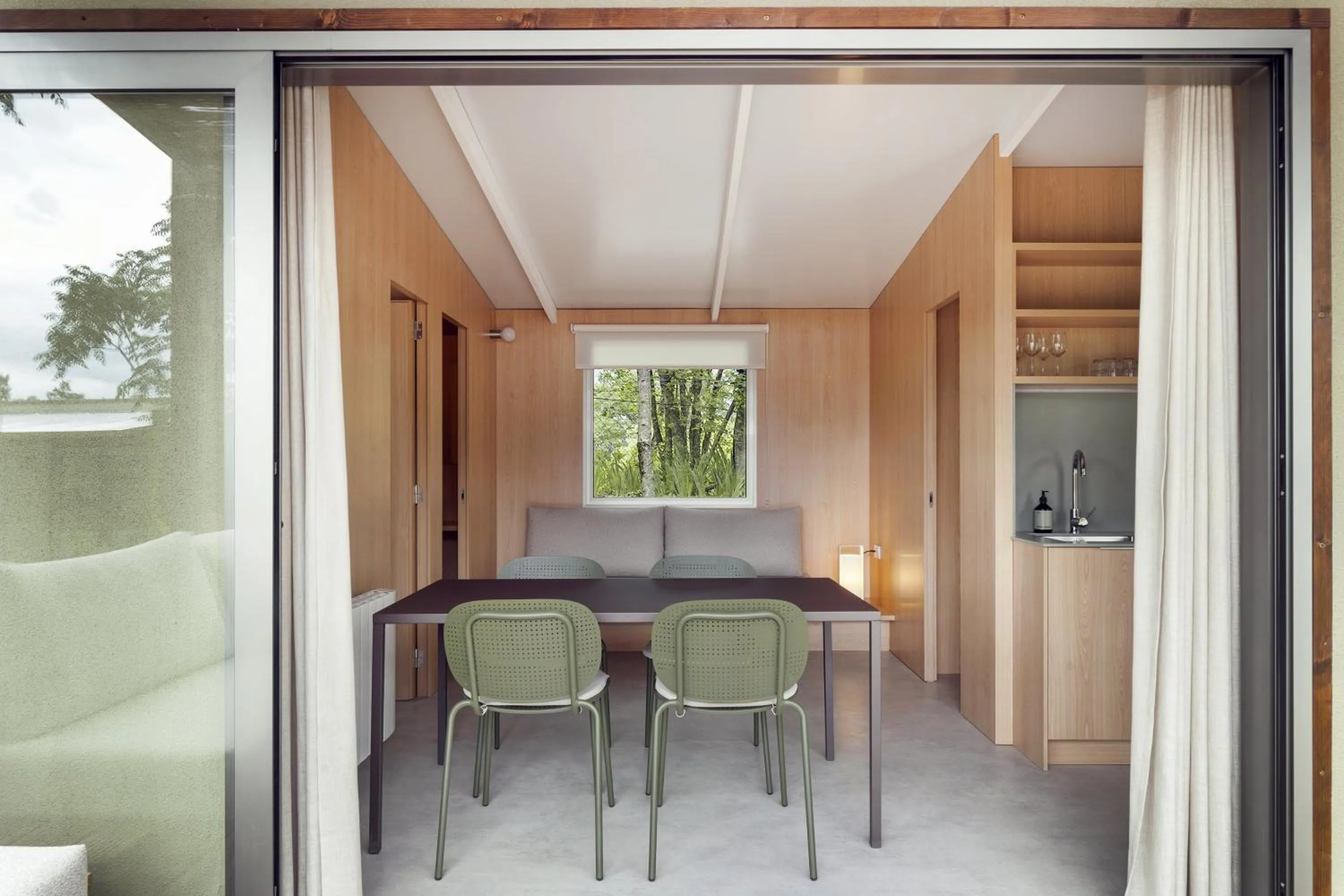 Living room in wecamp Pirineos