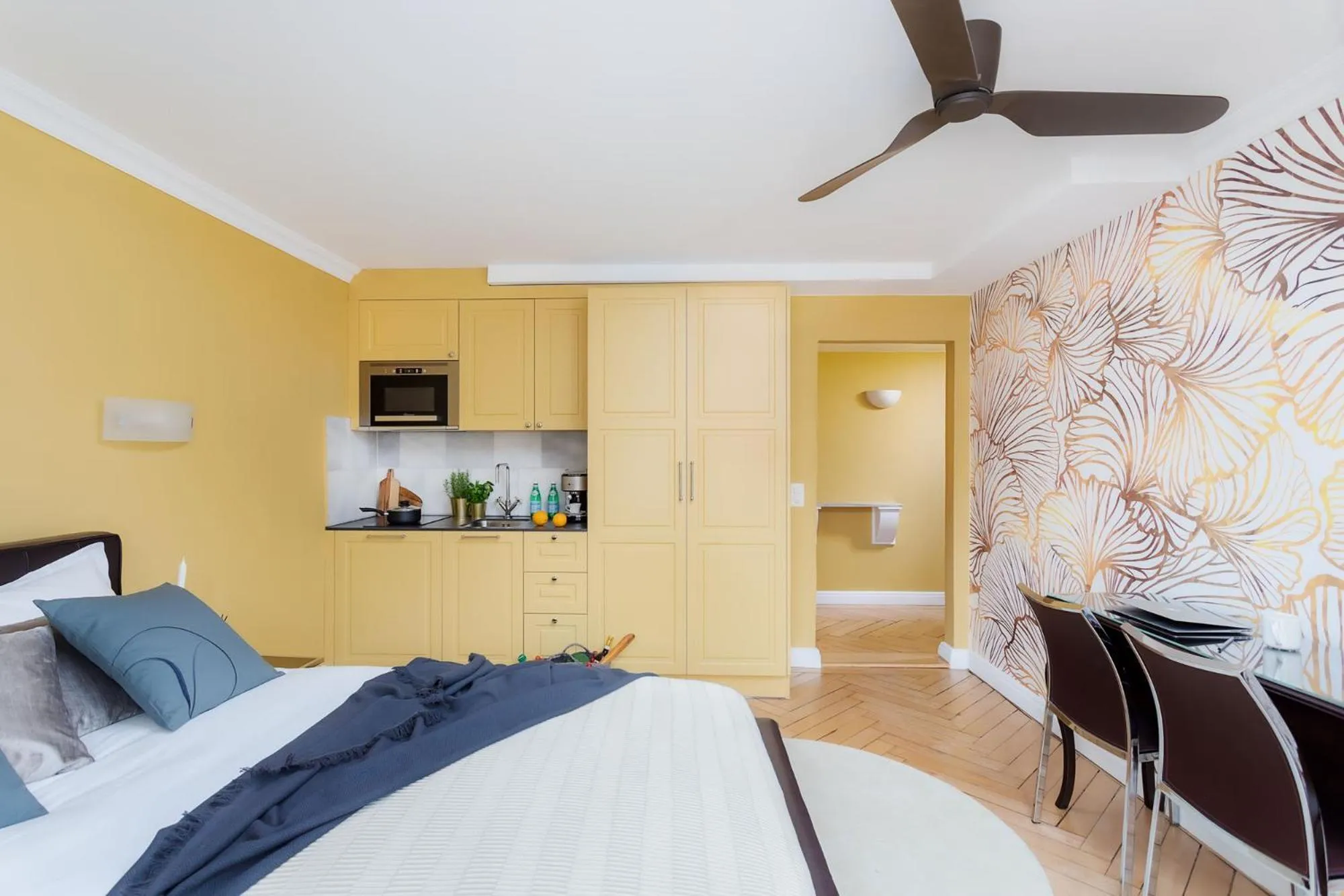 Bed in VISIONAPARTMENTS Albertstrasse - contactless check-in