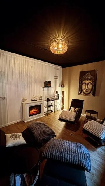 Bed in Hotel Rosenheim