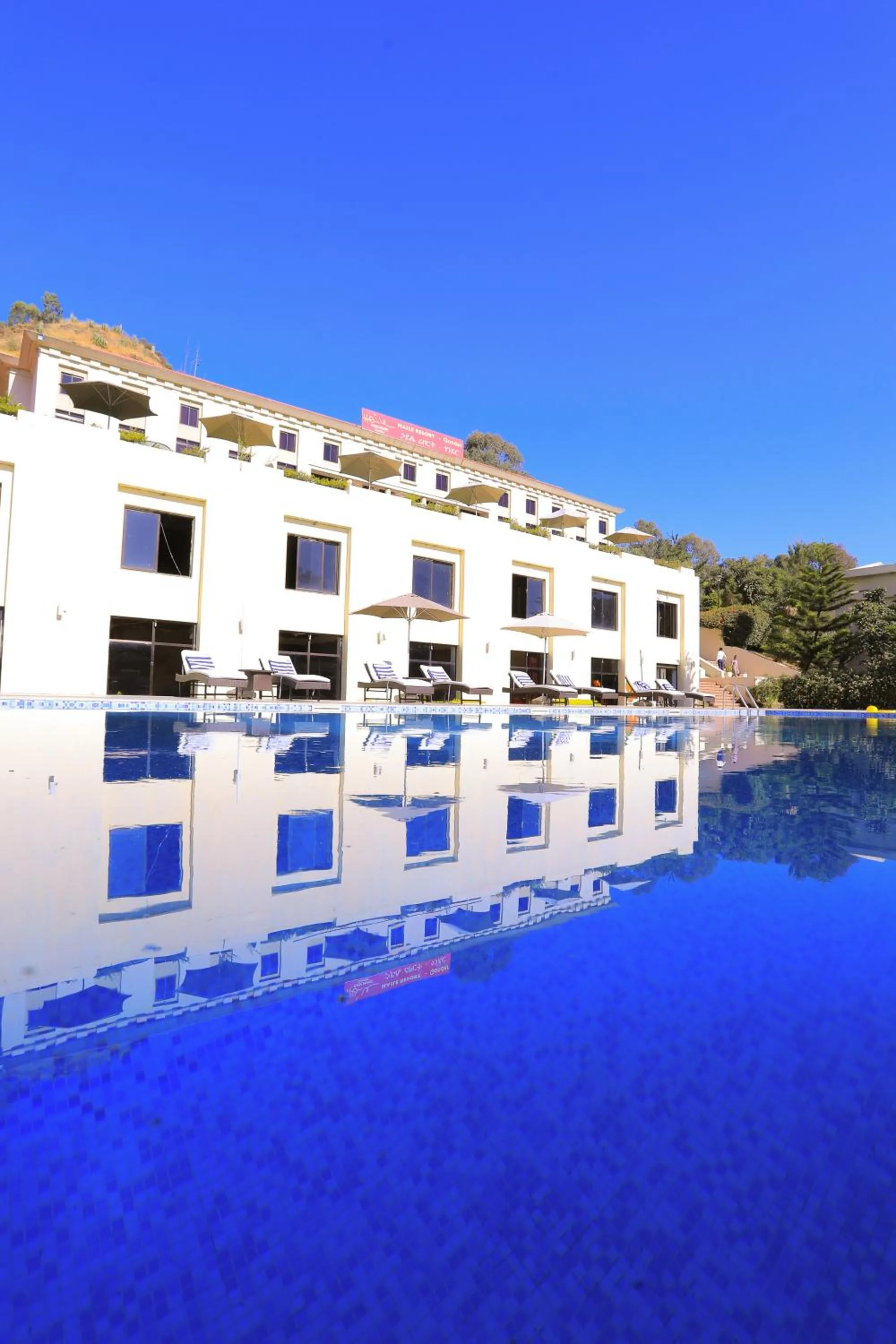 Swimming pool in Haile Resort-Gondar