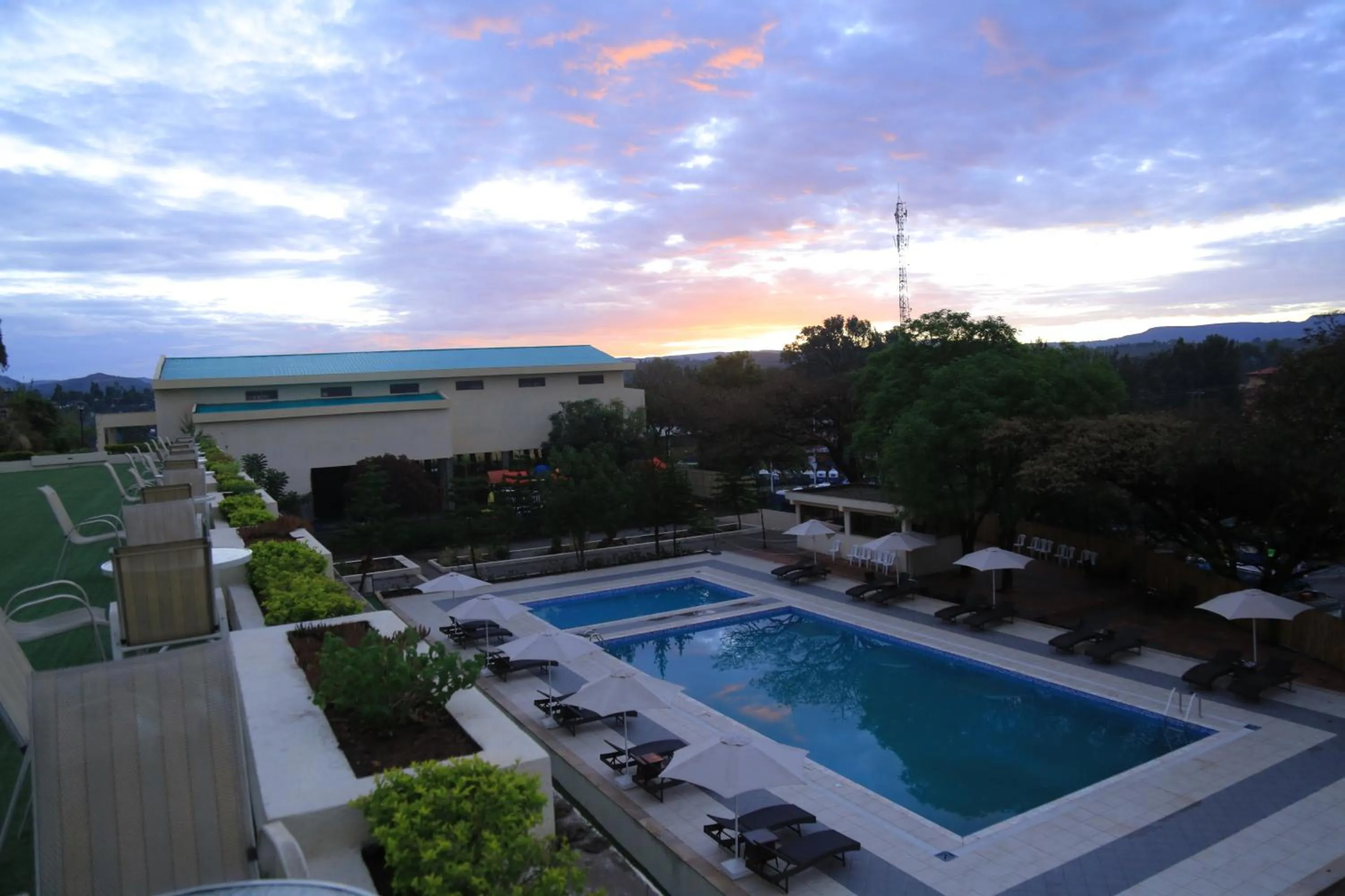 Swimming pool in Haile Resort-Gondar