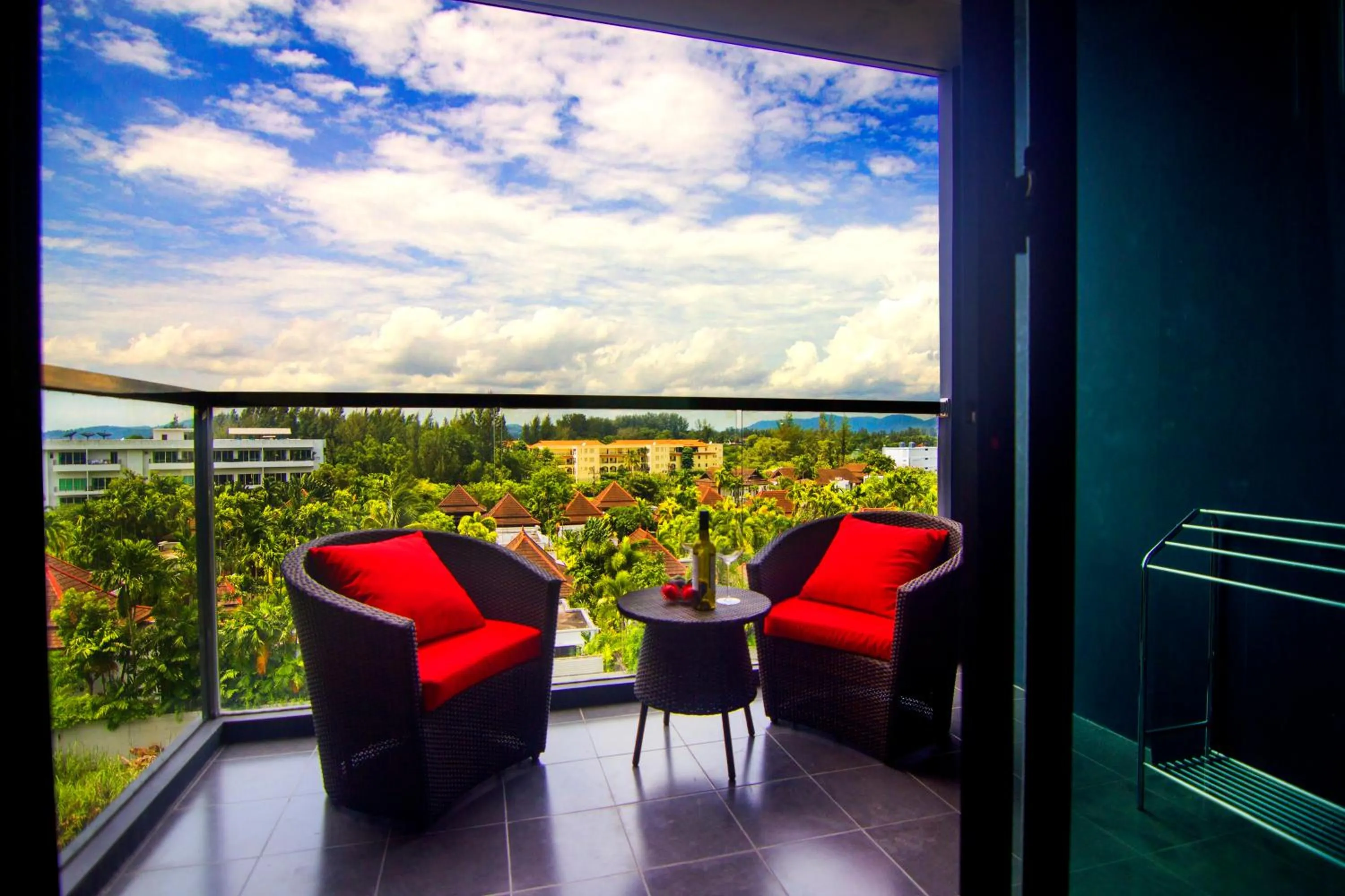 Balcony/Terrace in The Aristo by Holy Cow, 2-BR, mountain view