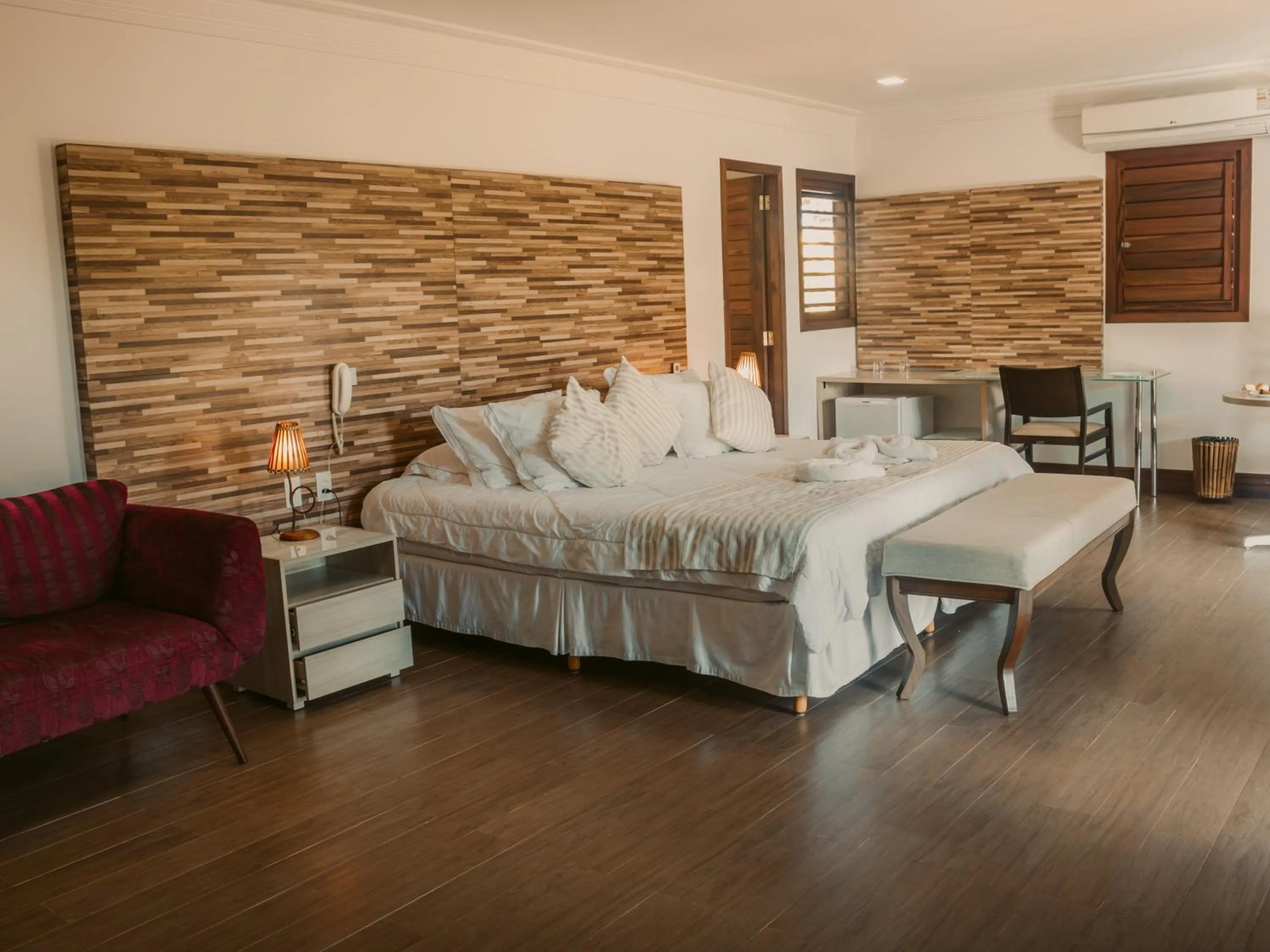 View (from property/room), Bed in Hotel Vale das Nuvens