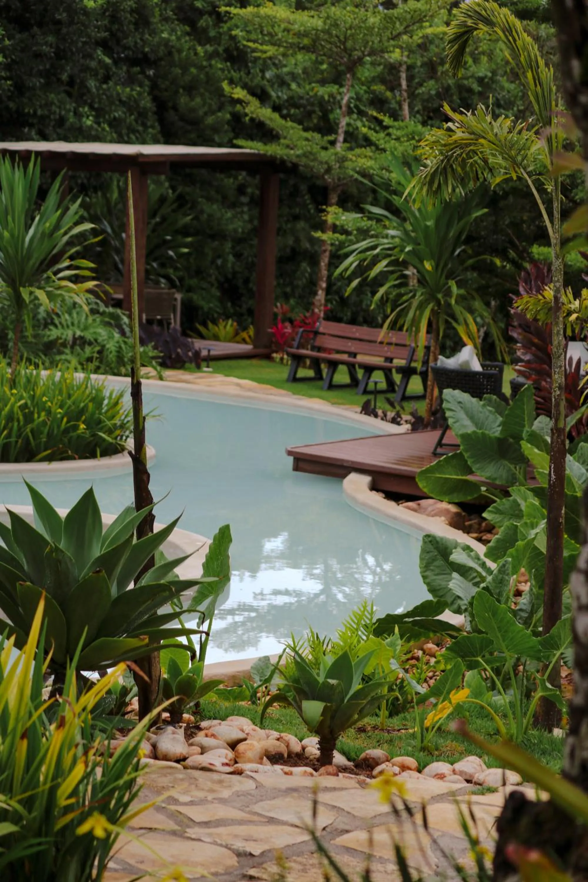 Swimming pool in Hotel Vale das Nuvens