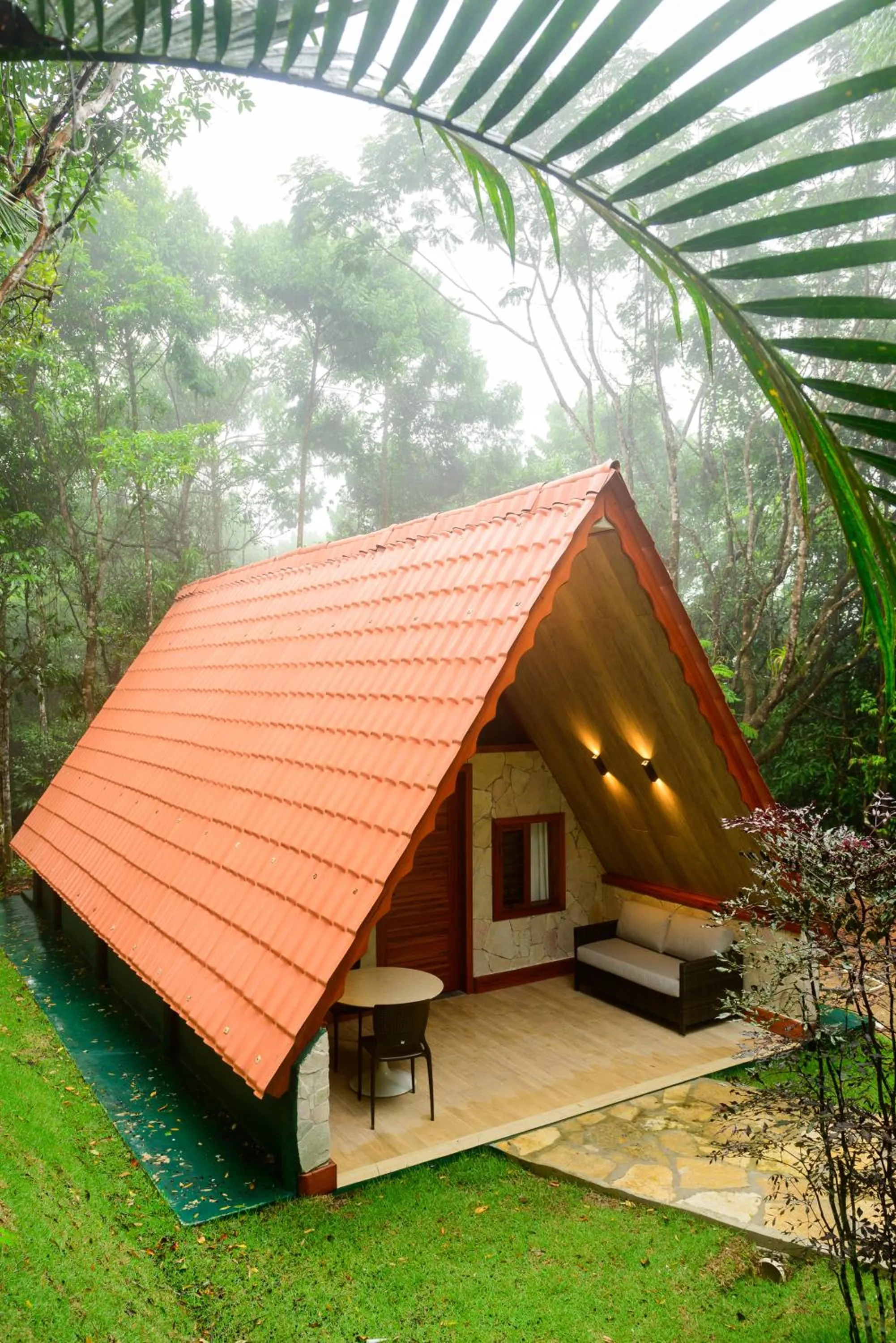 Patio in Hotel Vale das Nuvens