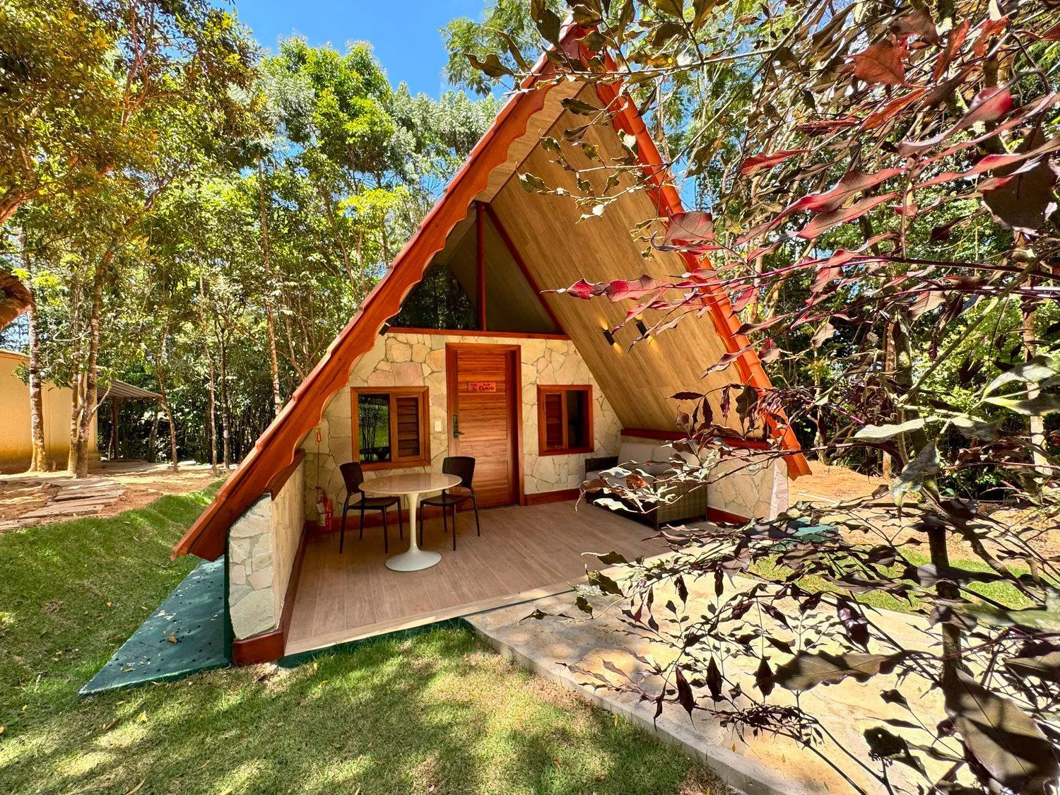 Patio in Hotel Vale das Nuvens