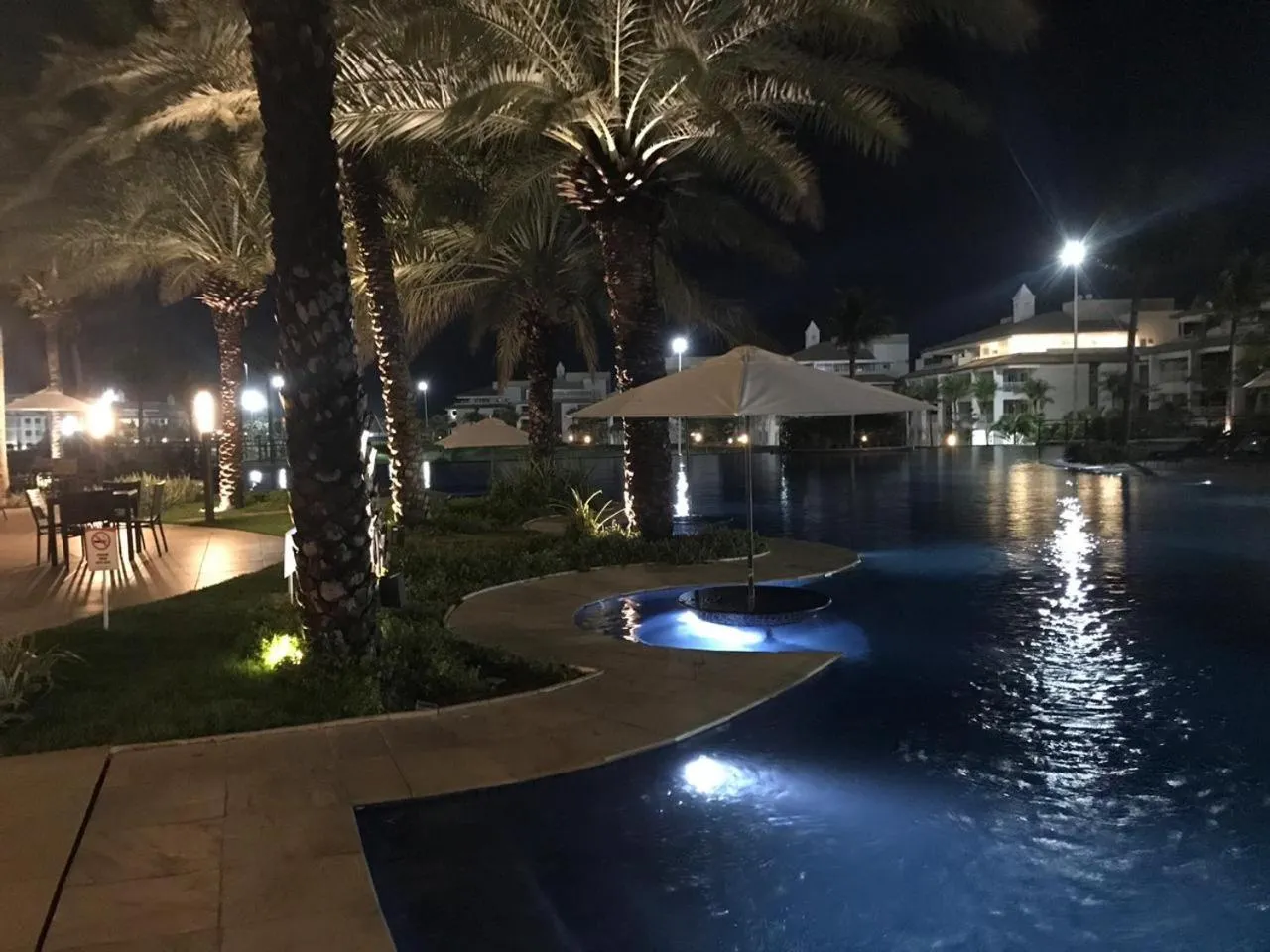 Night in Golf Ville Resorts Suites