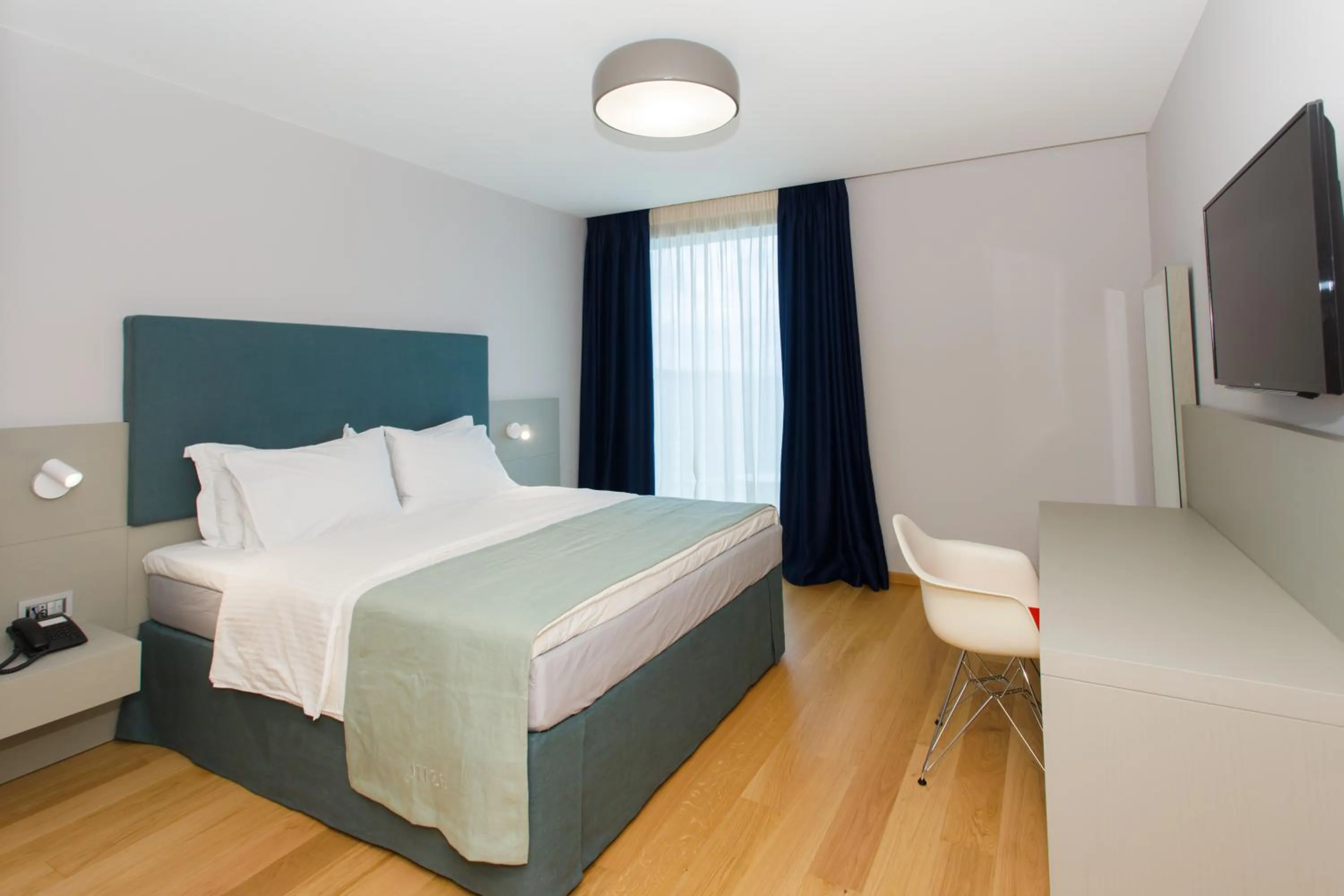 Bed in Buzë Boutique Hotel