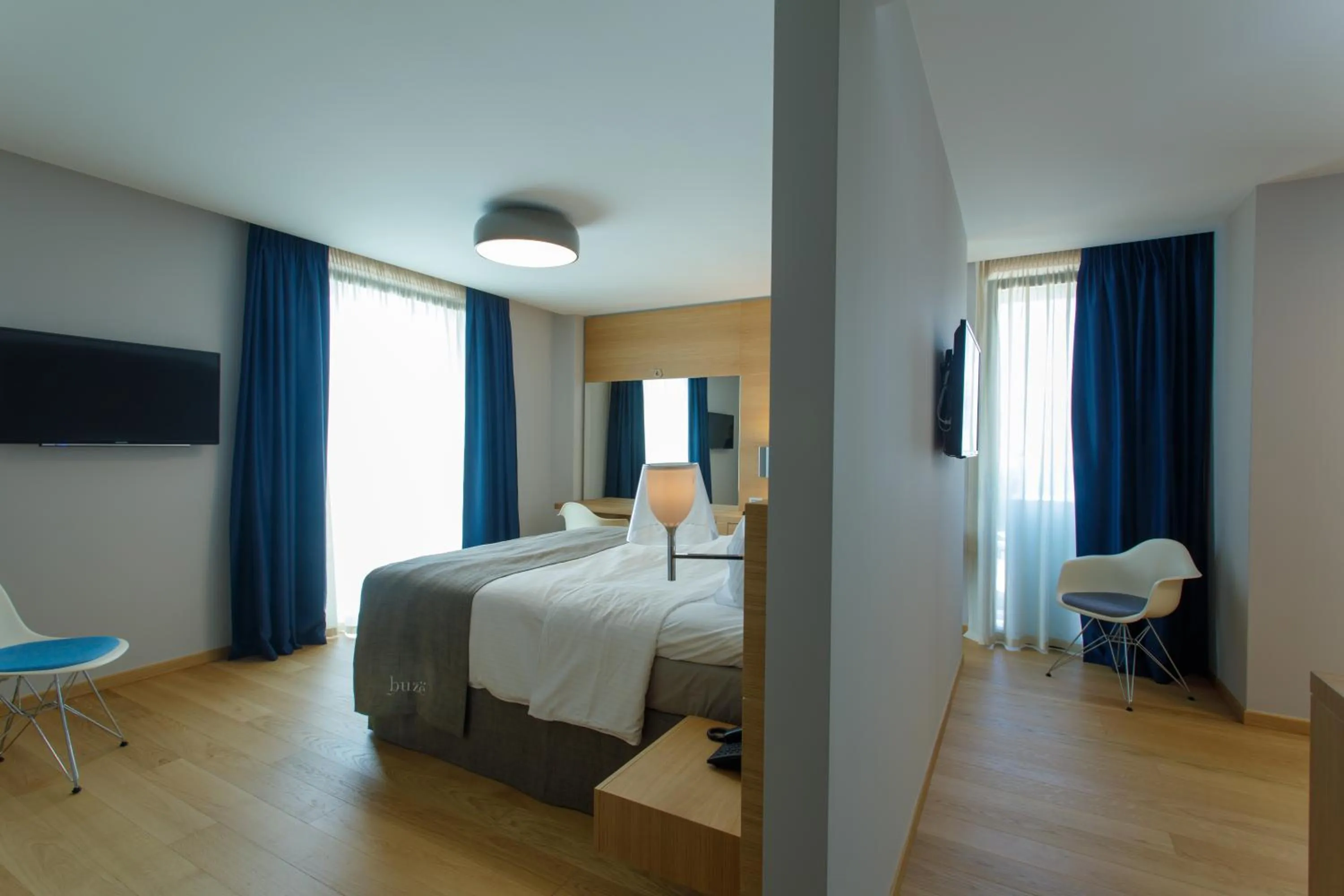 Bed in Buzë Boutique Hotel