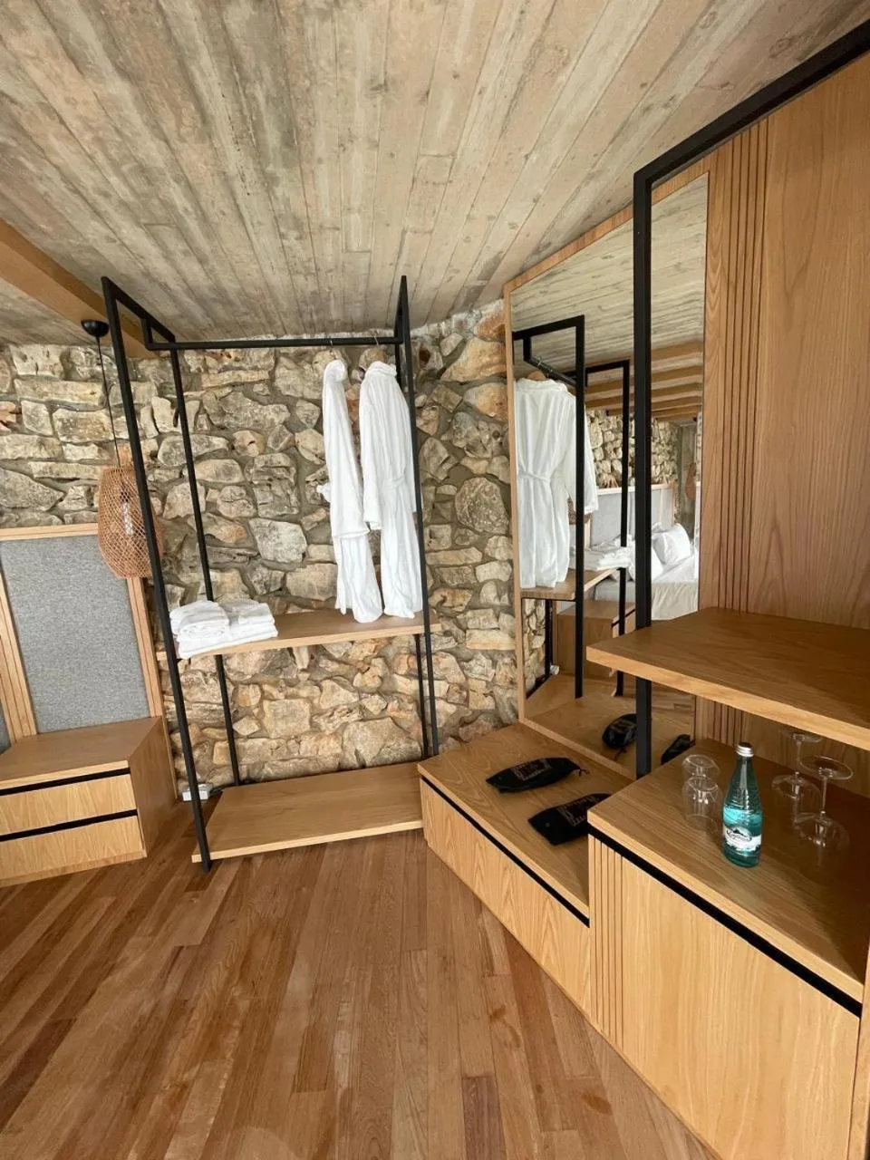 wardrobe in Buzë Boutique Hotel