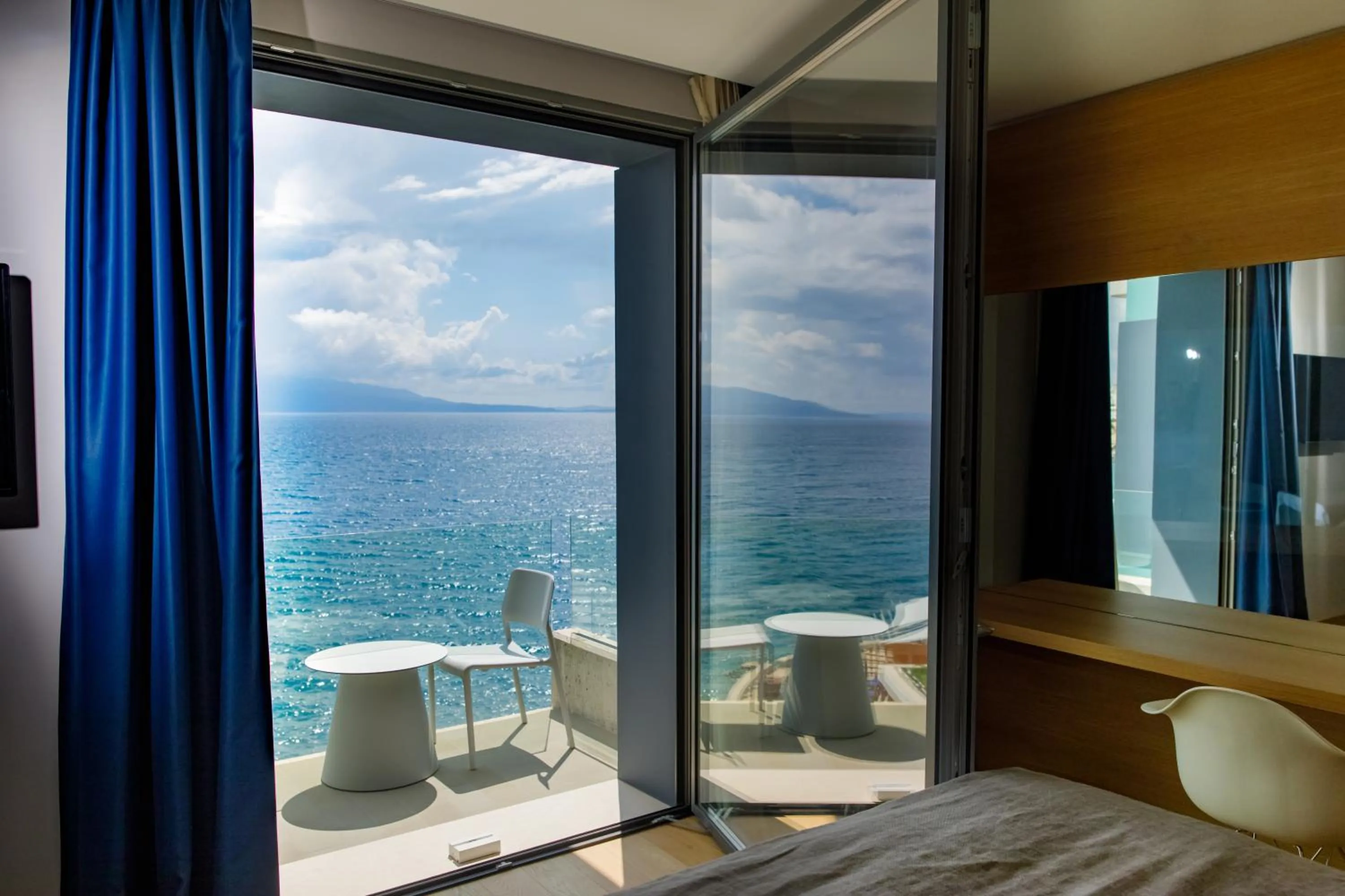 Bed in Buzë Boutique Hotel