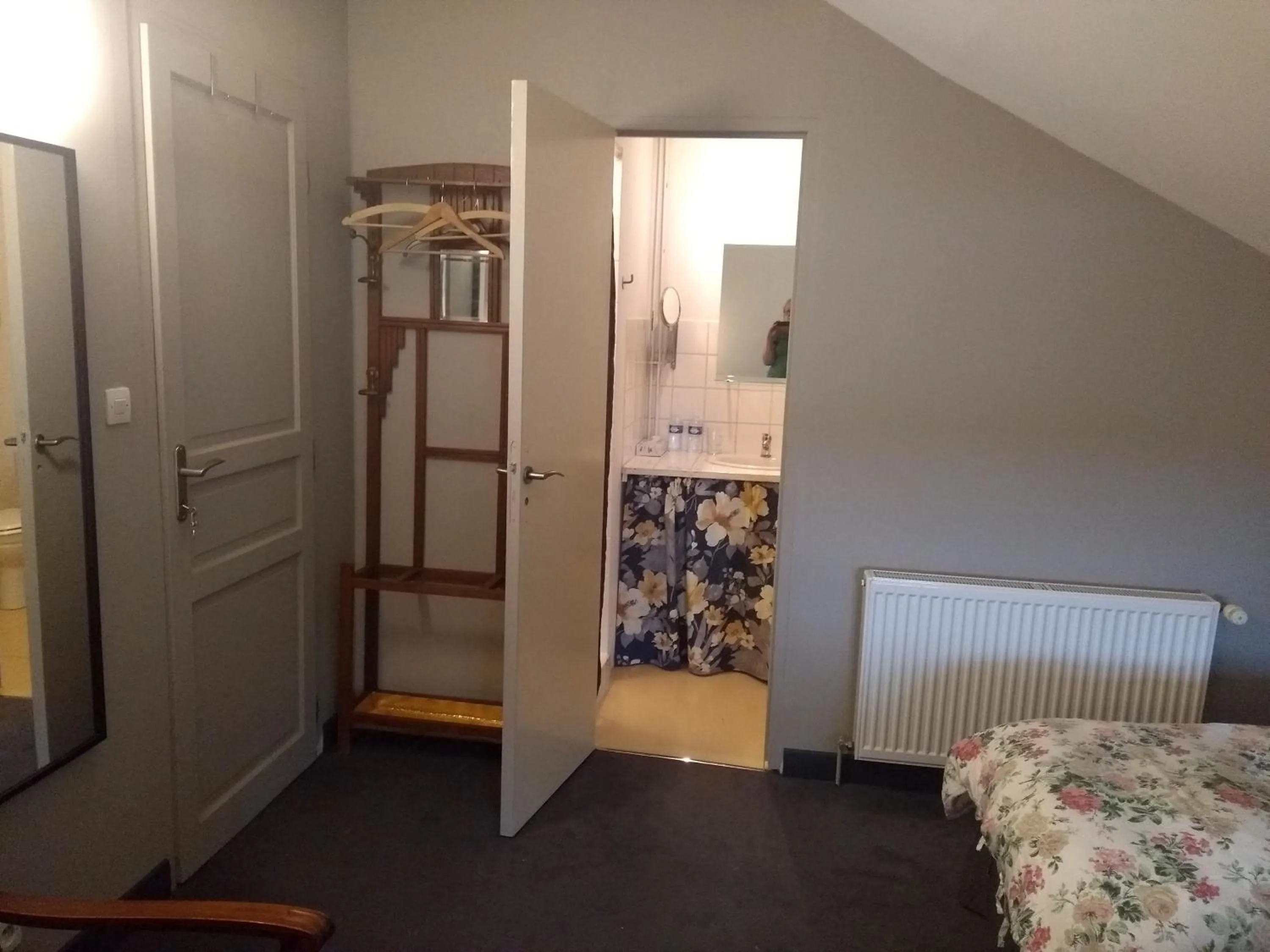 Bed in Chambre d'hôtes L'Ermite