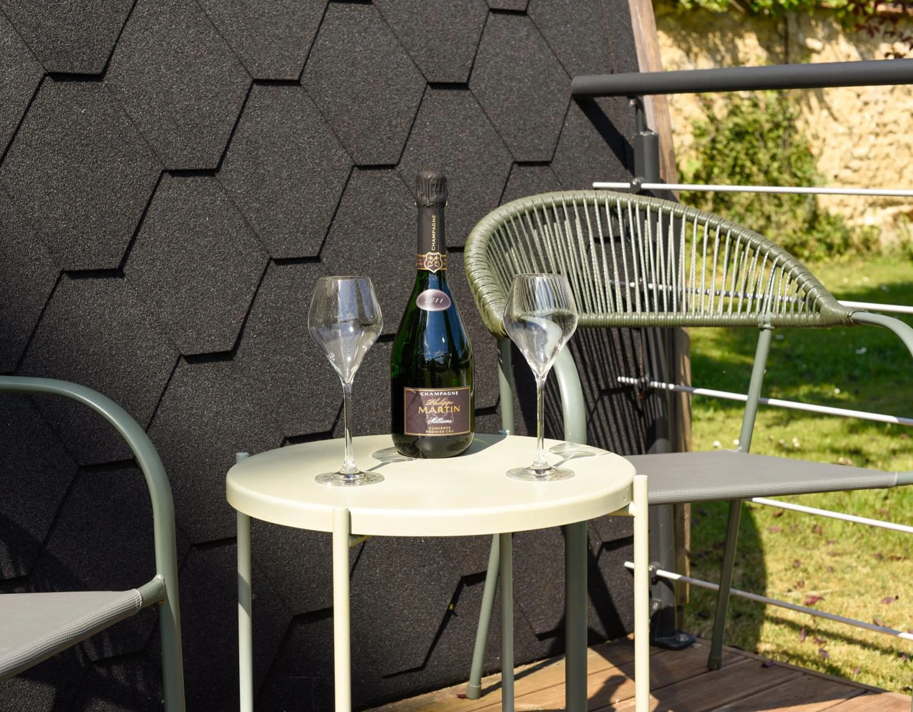 Patio in Champagne Philippe Martin