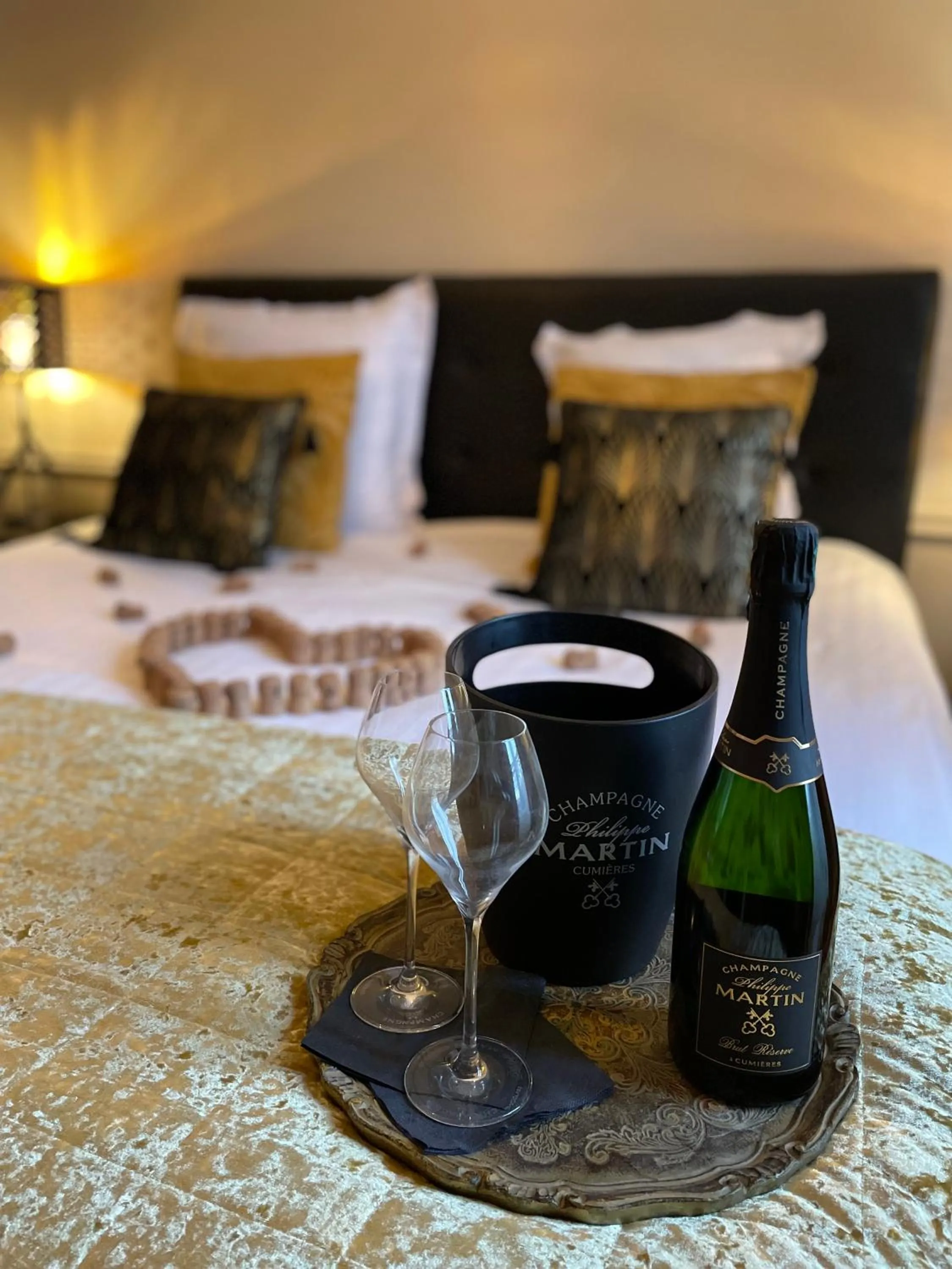 Bed in Champagne Philippe Martin