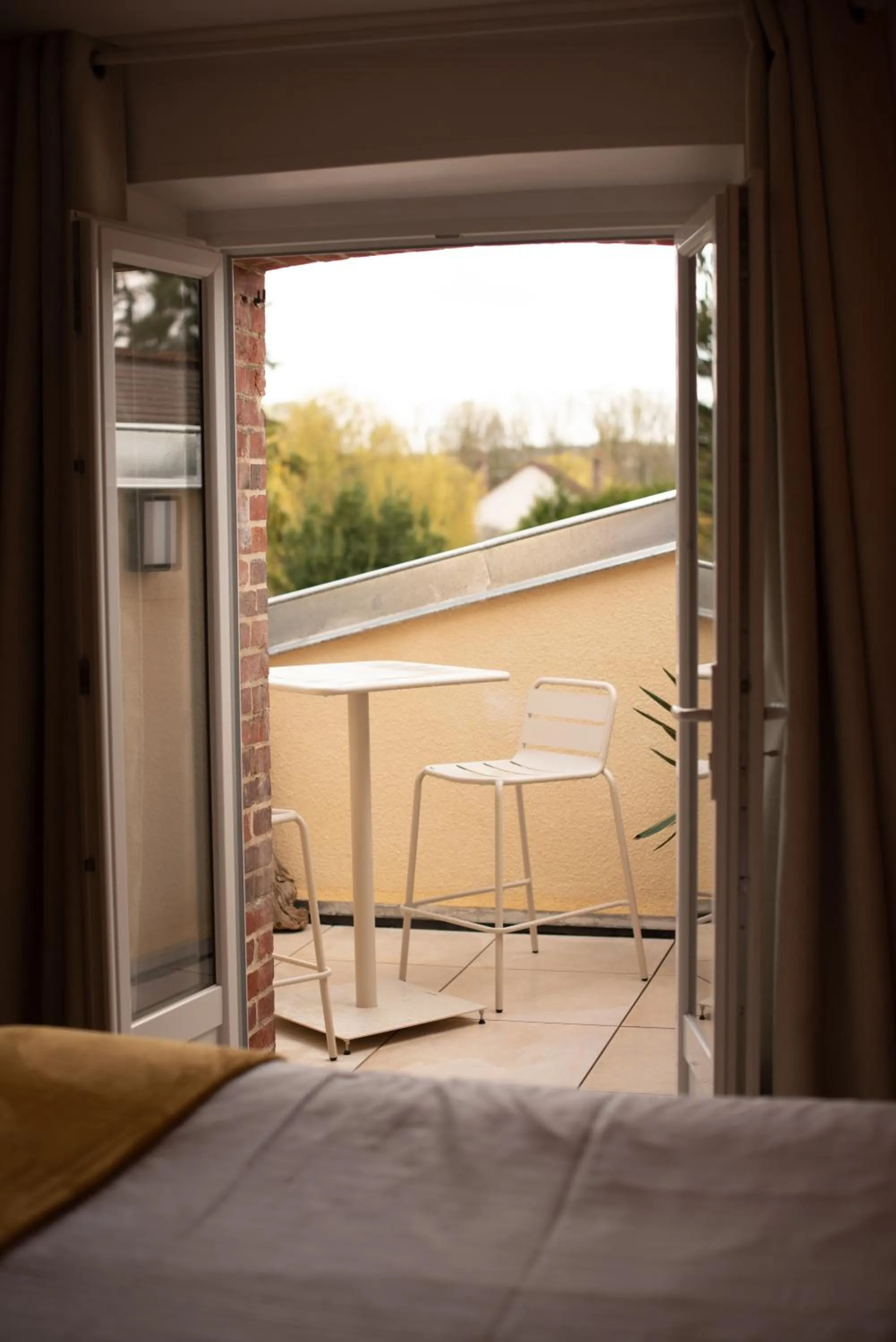 Balcony/Terrace, Bed in Champagne Philippe Martin