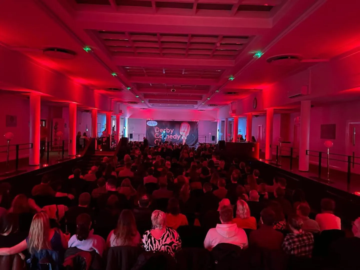 group of guests in The Derby Conference Centre and Hotel