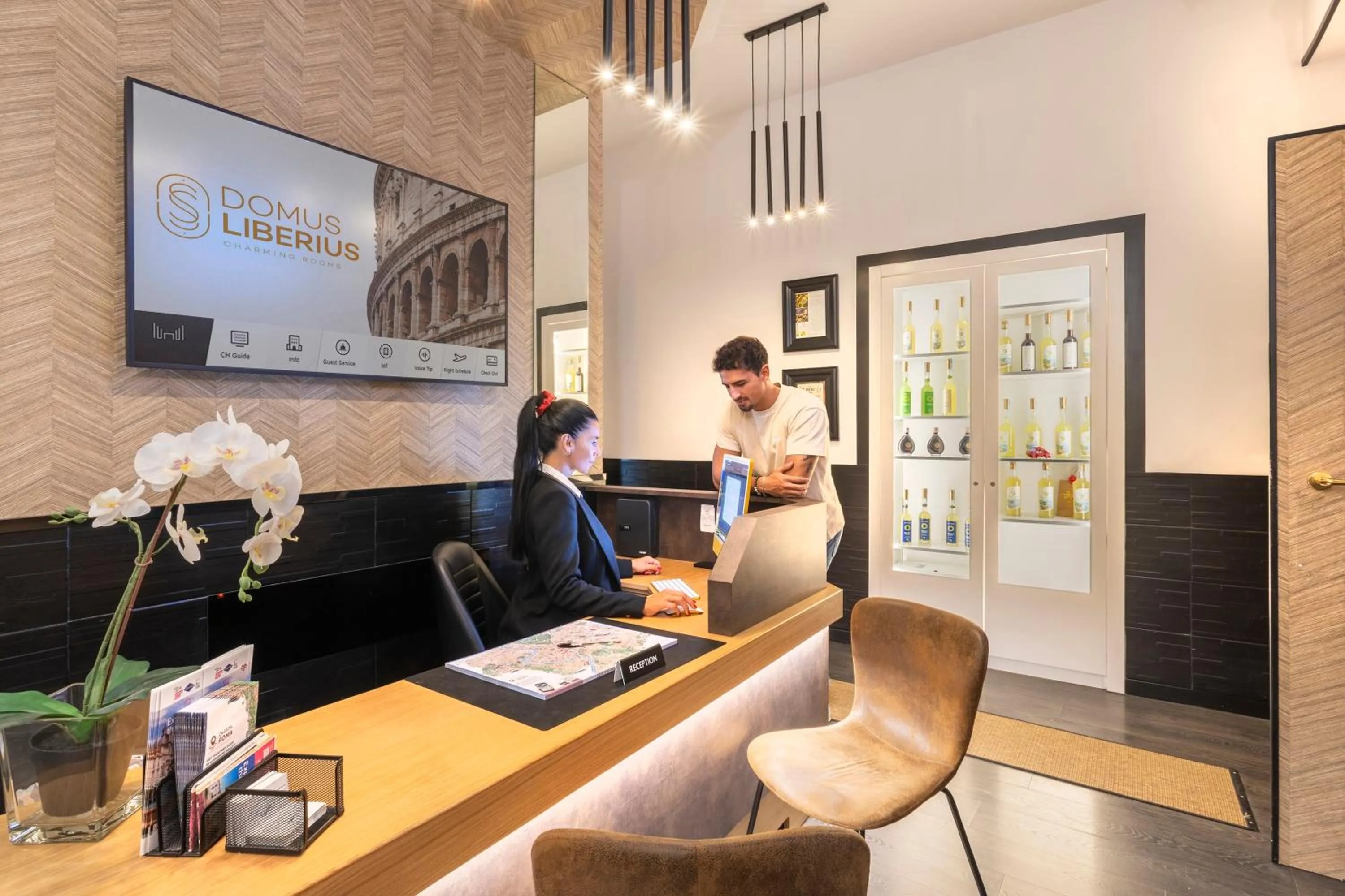 Lobby or reception in Domus Liberius - Rome