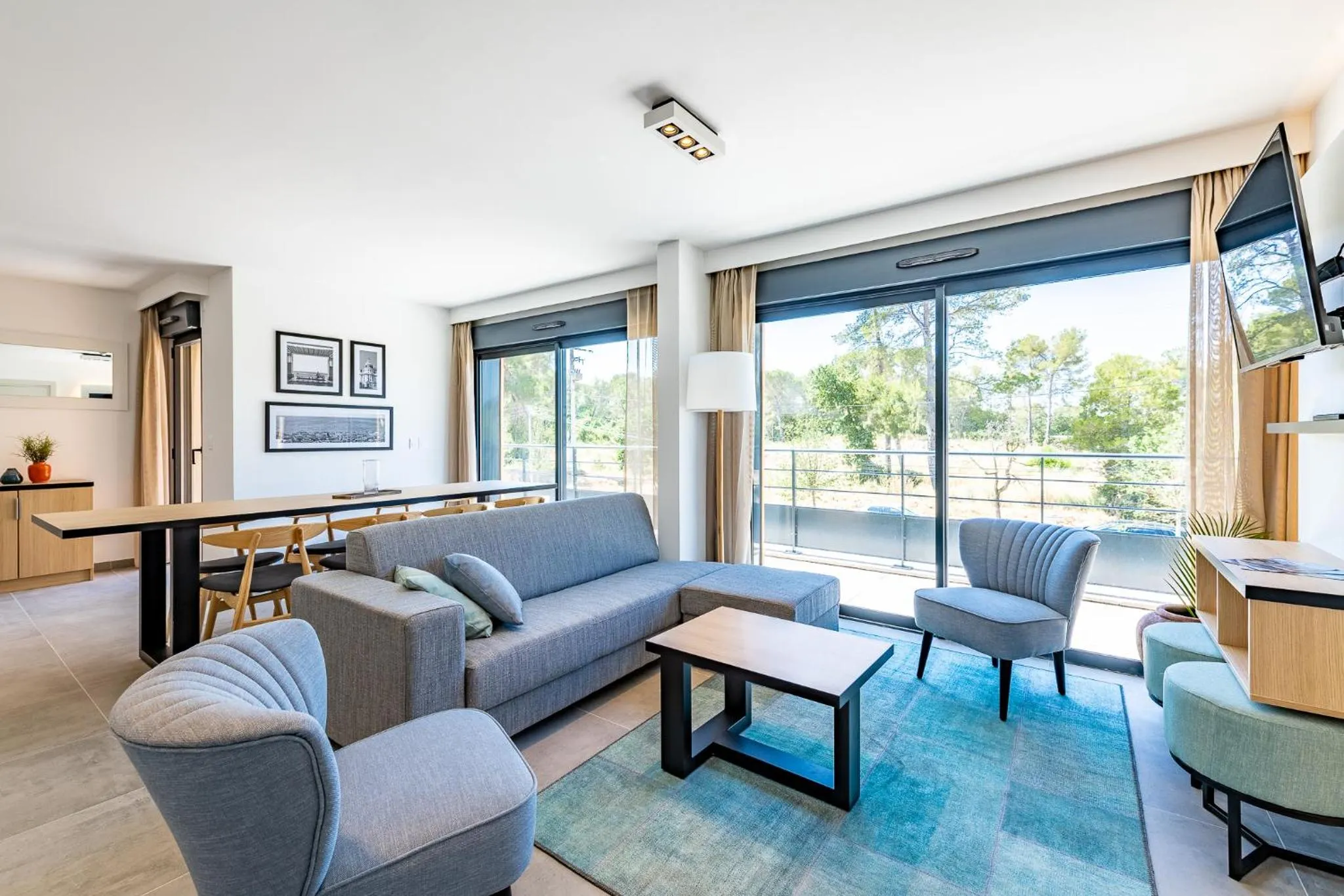 Living room in Evancy Les Jardins d'Azur - Vence