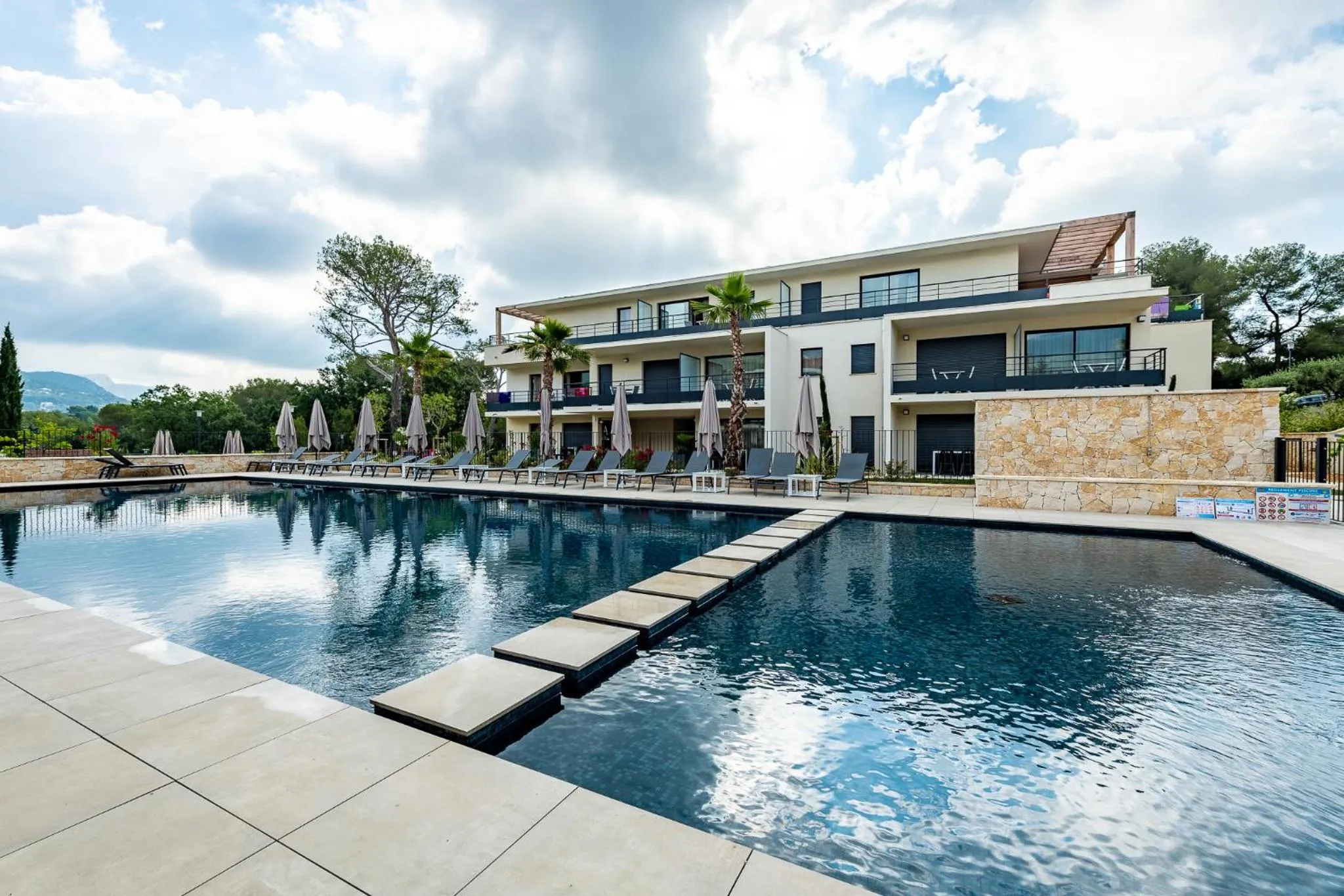Swimming pool in Evancy Les Jardins d'Azur - Vence