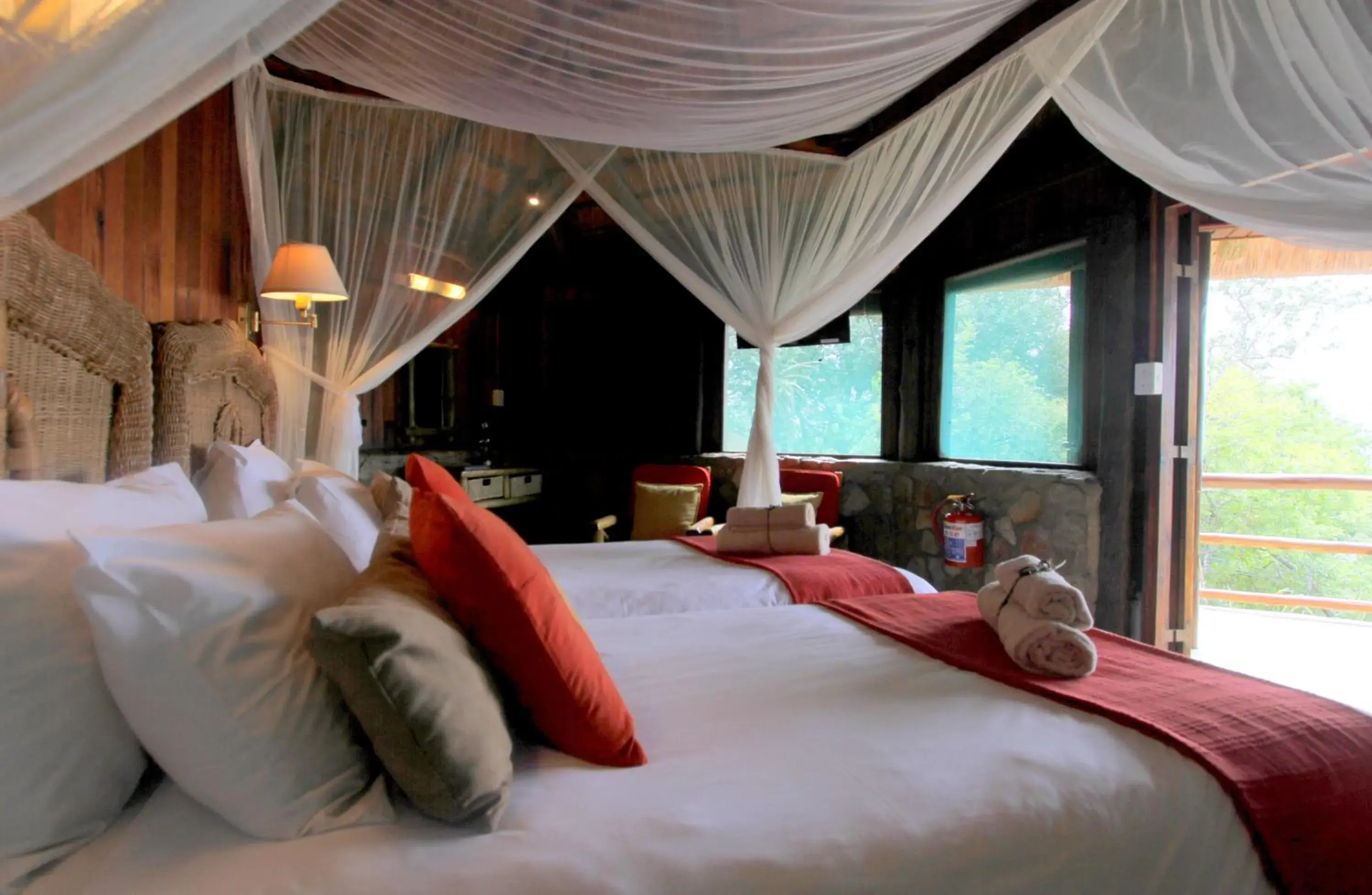 Twin/Double Room - single occupancy in Shayamoya Tiger Fishing and Game Lodge Twin/Double Room - single occupancy in Shayamoya Tiger Fishing and Game Lodge