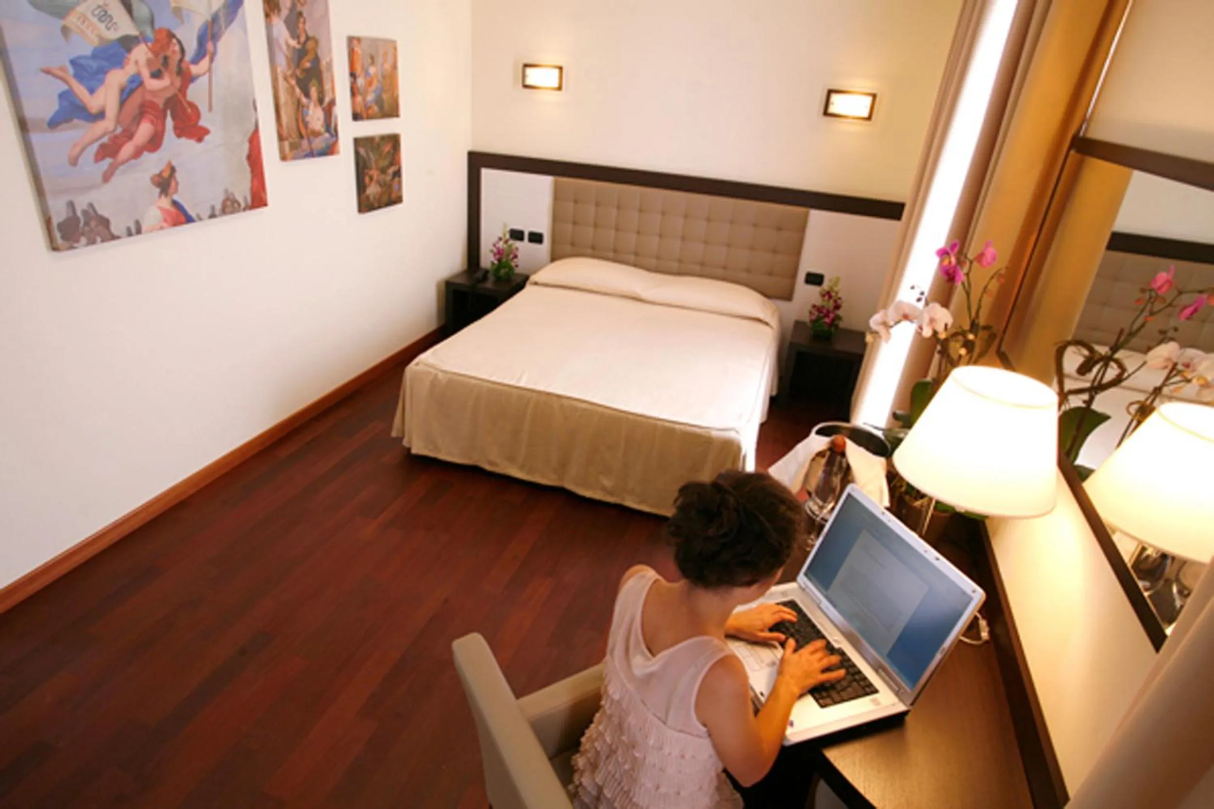 Photo of the whole room, Bed in Hotel Le Macine