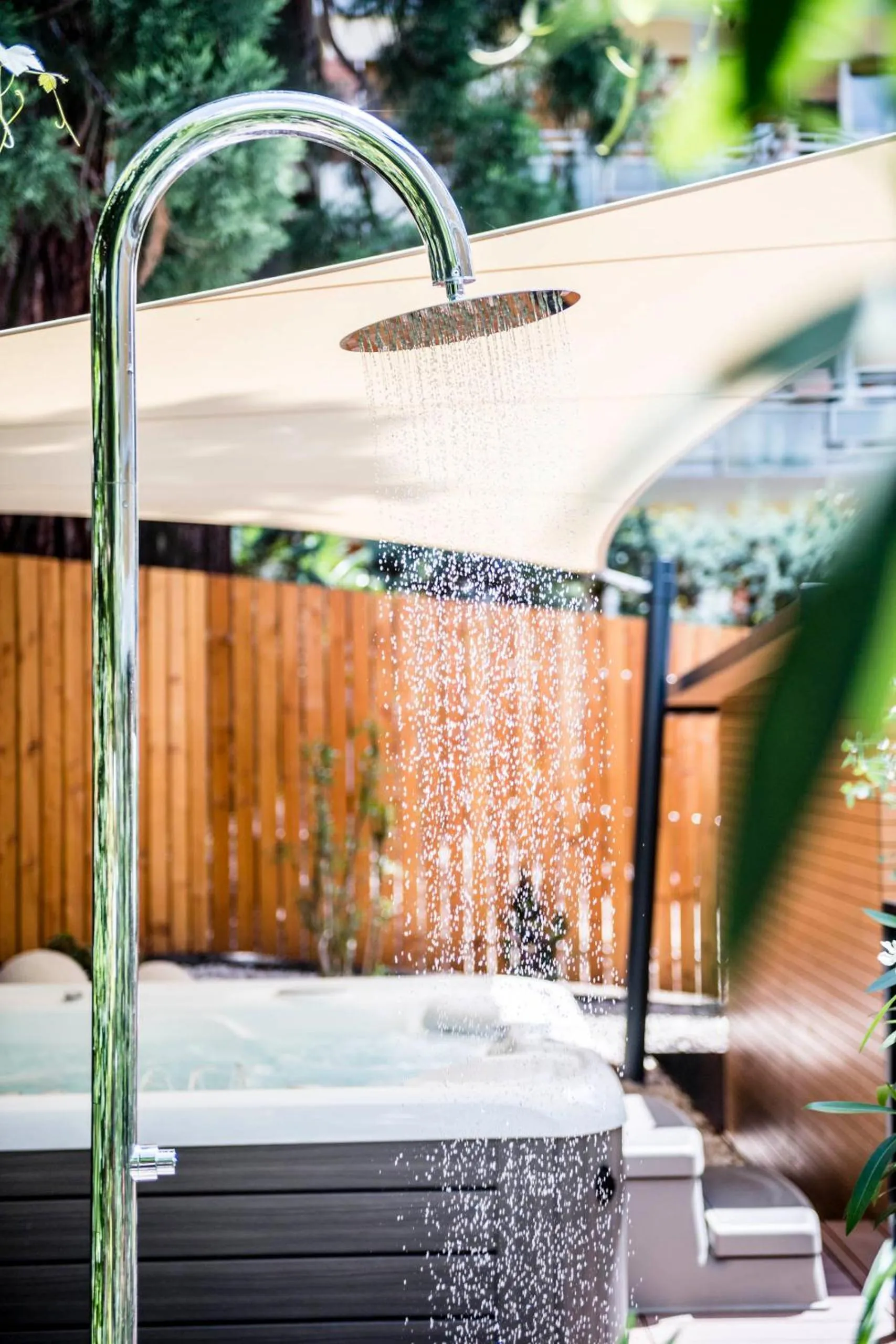 Hot Tub in Villa Helvetia