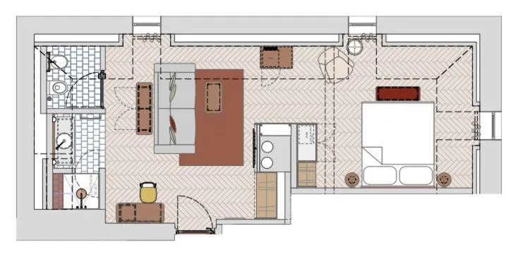 Floor plan in Villa Helvetia