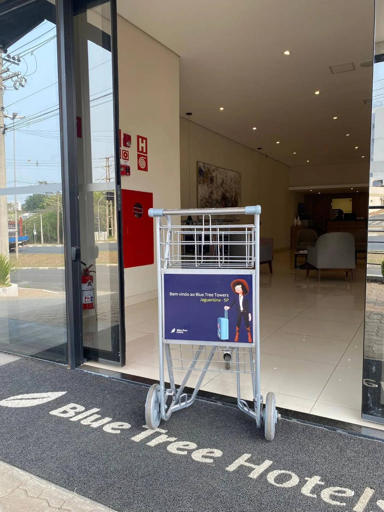 Lobby or reception in Blue Tree Towers Jaguariúna