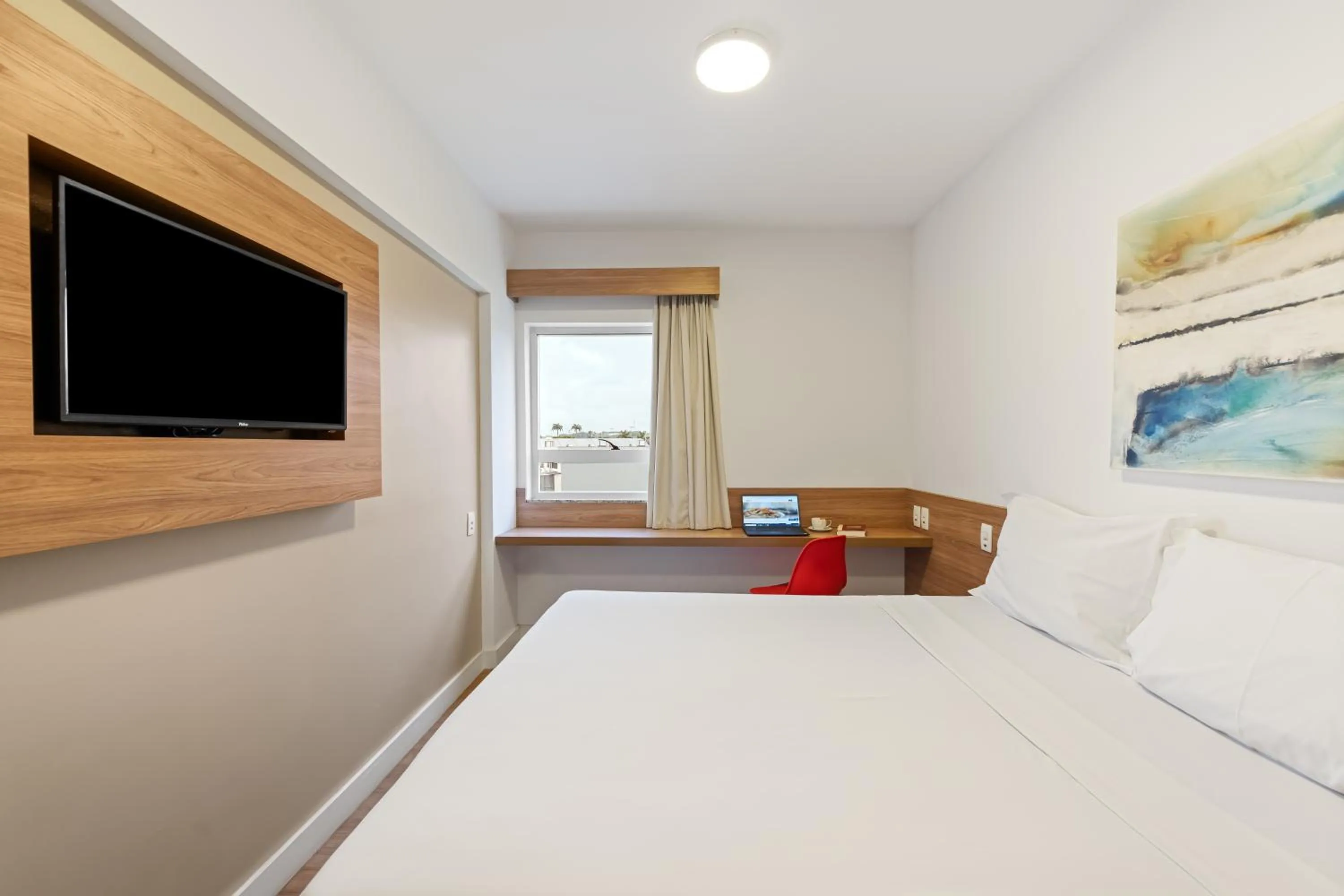 Bed in Blue Tree Towers Jaguariúna