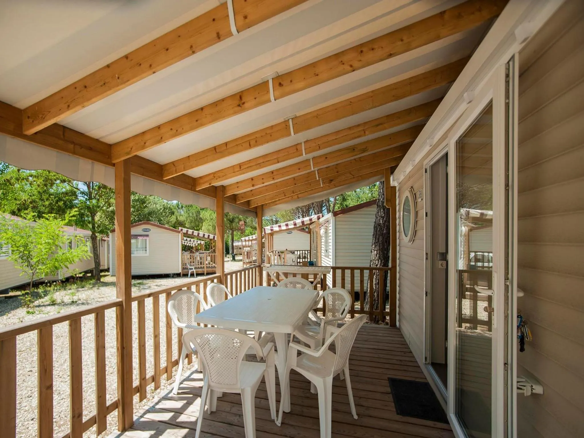 Patio in Camping Village Mugello Verde