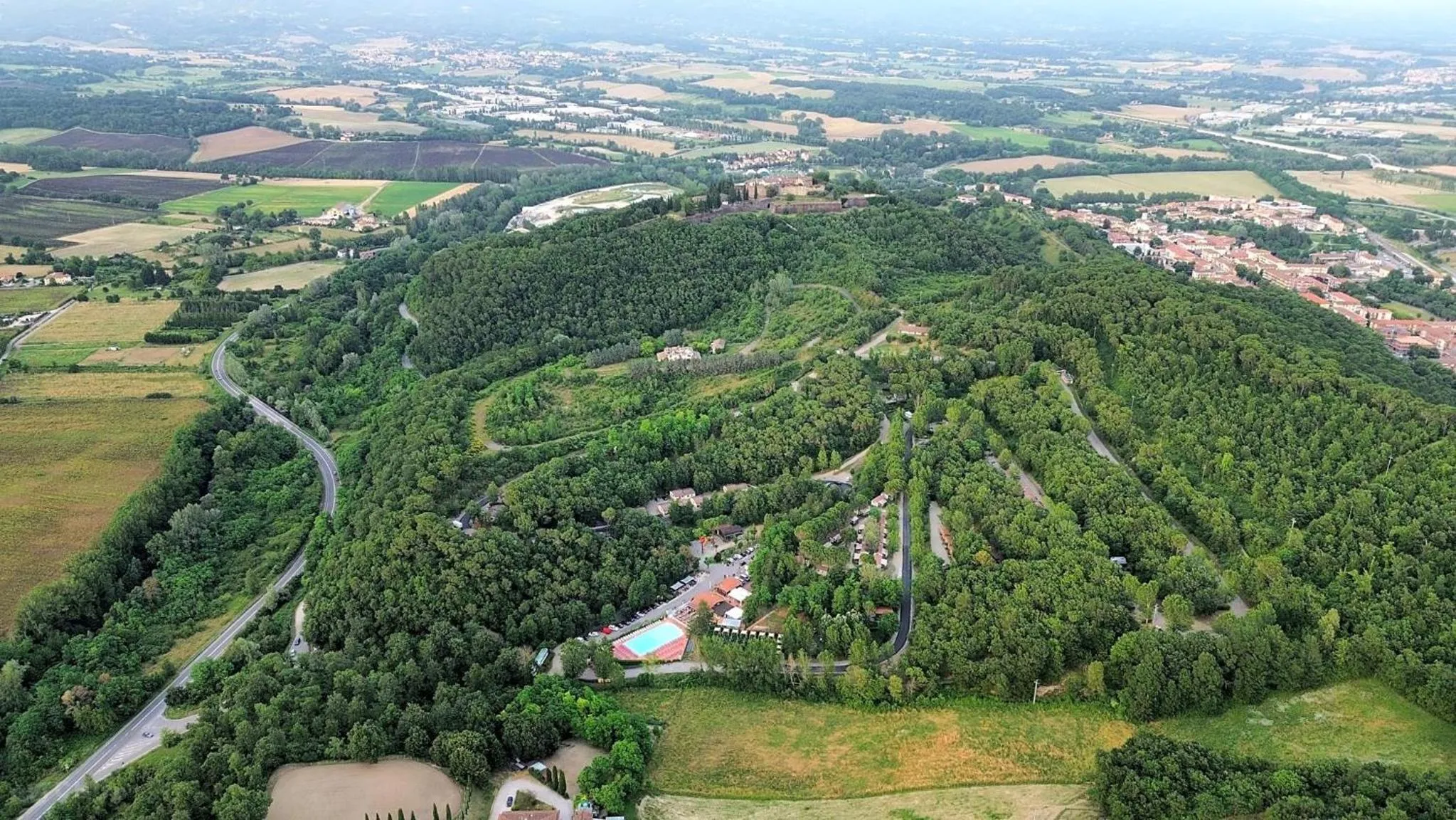 Natural landscape in Camping Village Mugello Verde