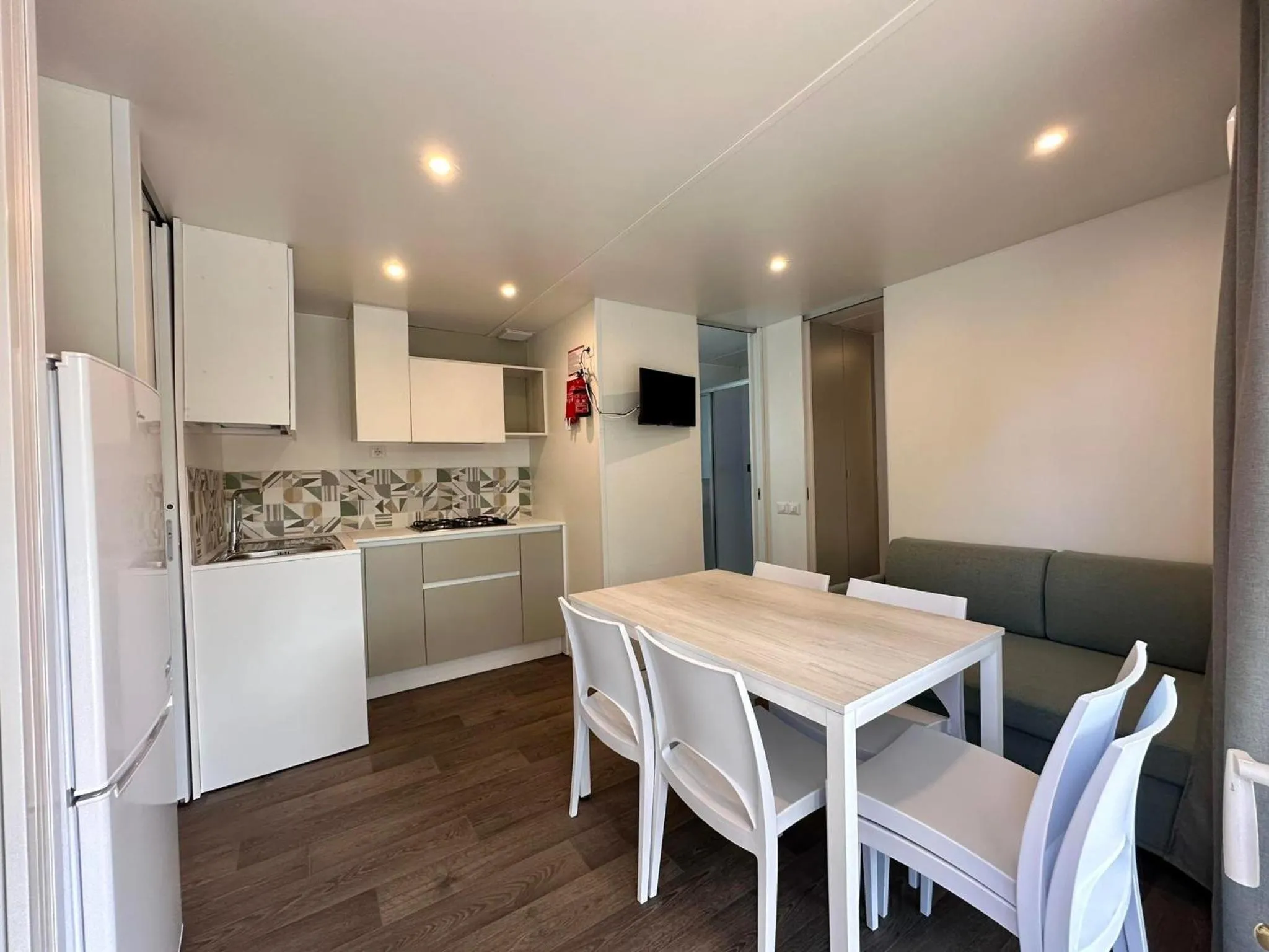 Kitchen or kitchenette in Camping Village Mugello Verde