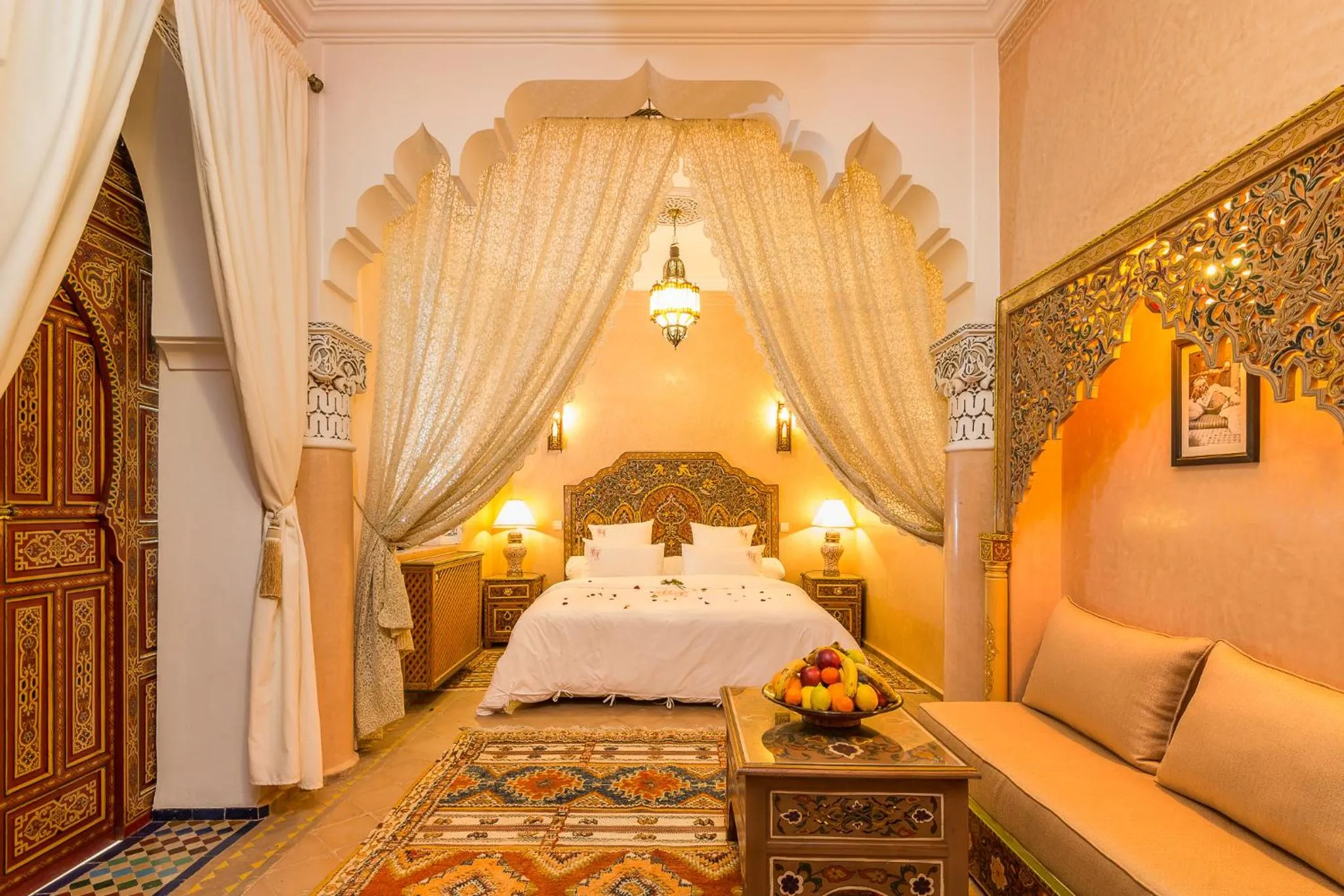 Bed in Riad Tahyra
